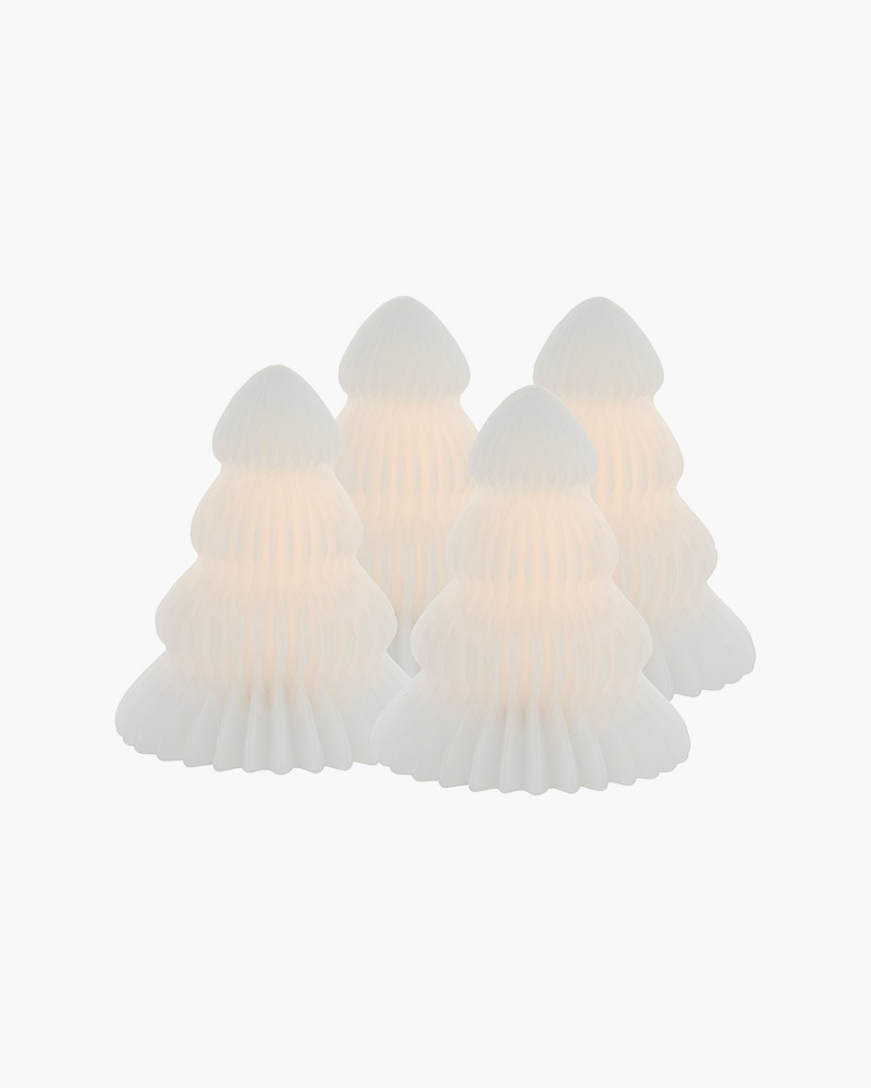 Claire Juletræ mini 7 cm 4 stk.