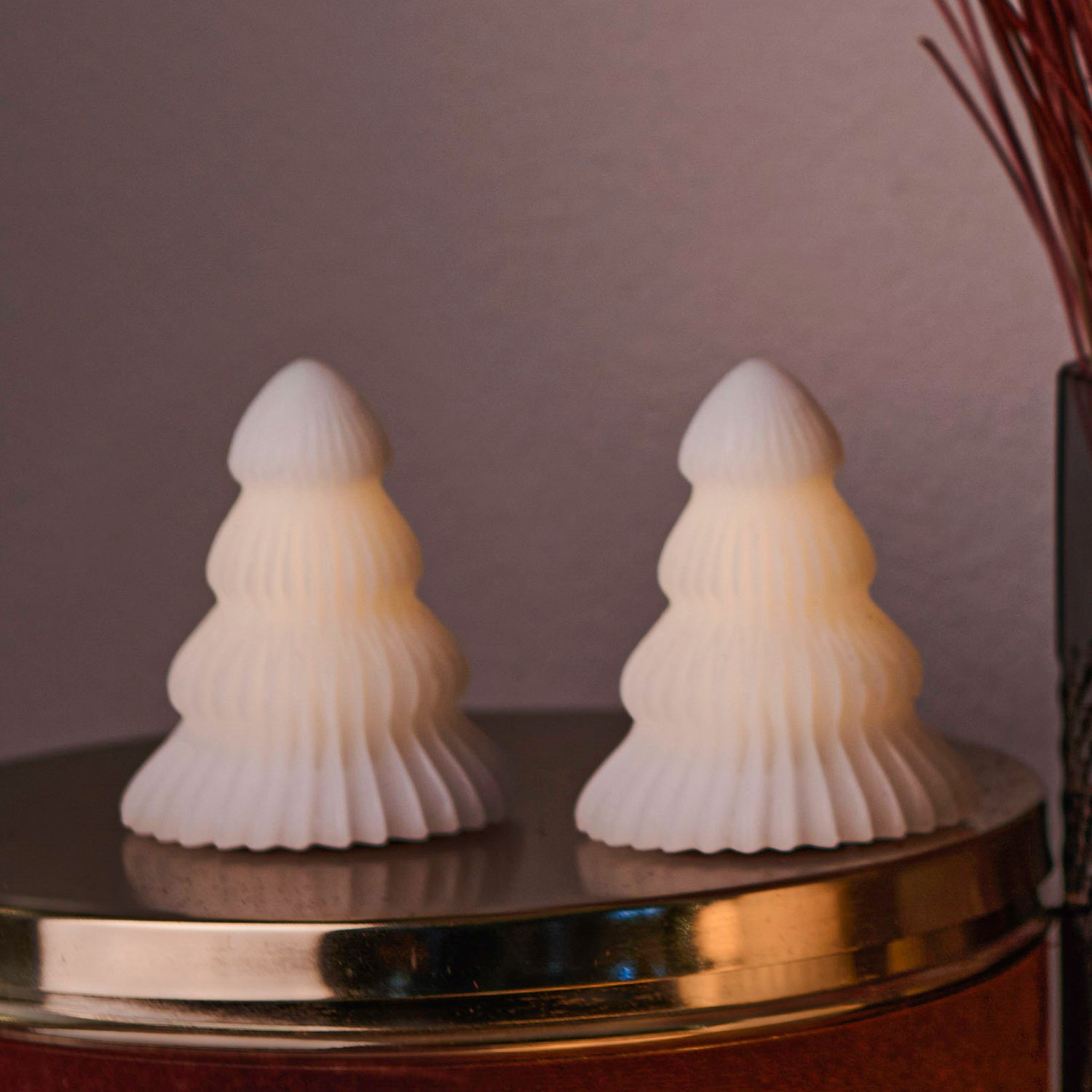 Claire Juletræ Mini 2-pak, 7 cm