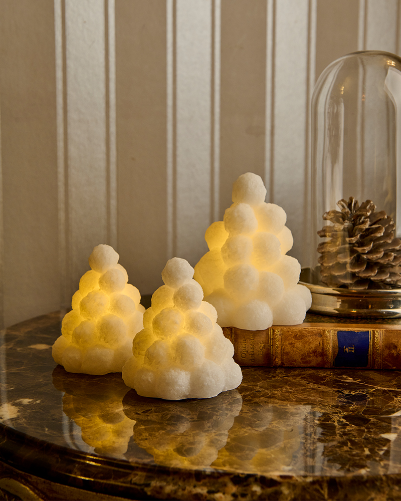 Evy Snebolde 10 cm, 2 stk.