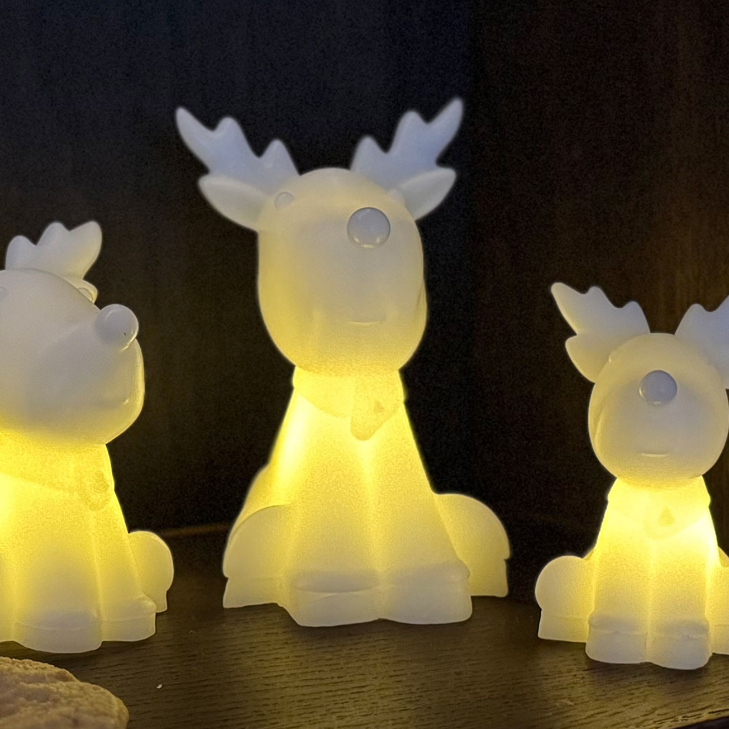 Naja Rensdyr - 11,6 cm, Hvid