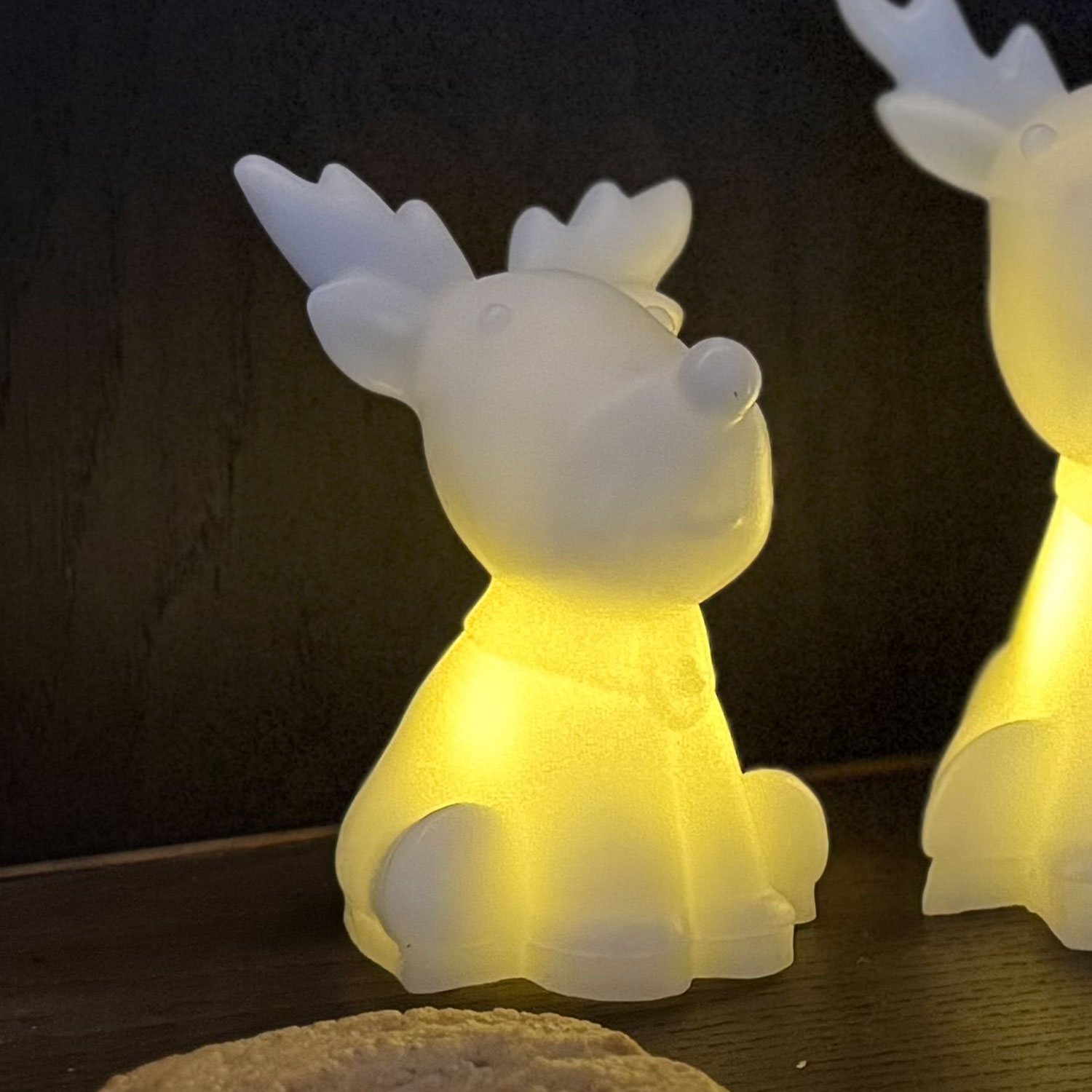 Naja Rensdyr - 14 cm, Hvid Naja Rensdyr - 14 cm, Hvid