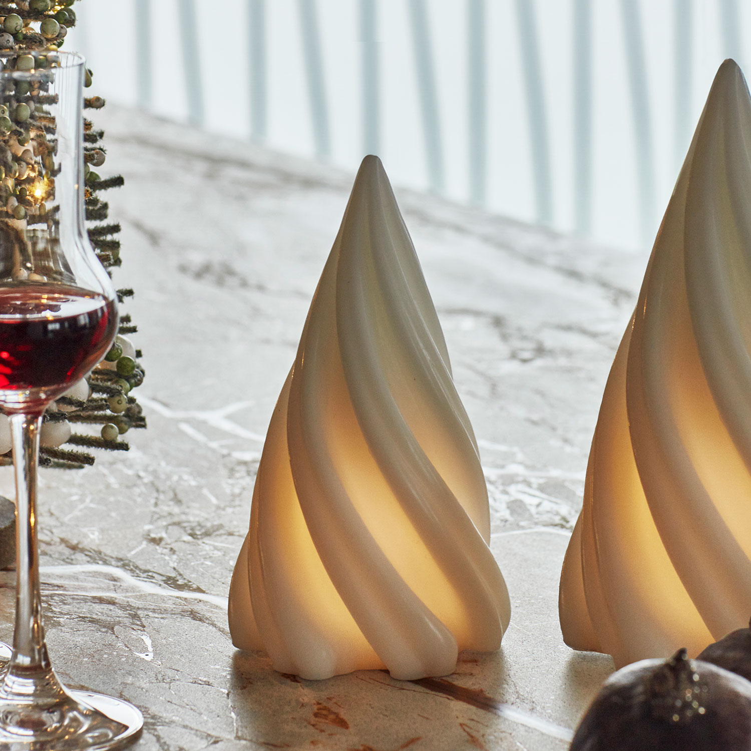 Olina Træ - 16 cm, Hvid Olina Træ - 16 cm, Hvid