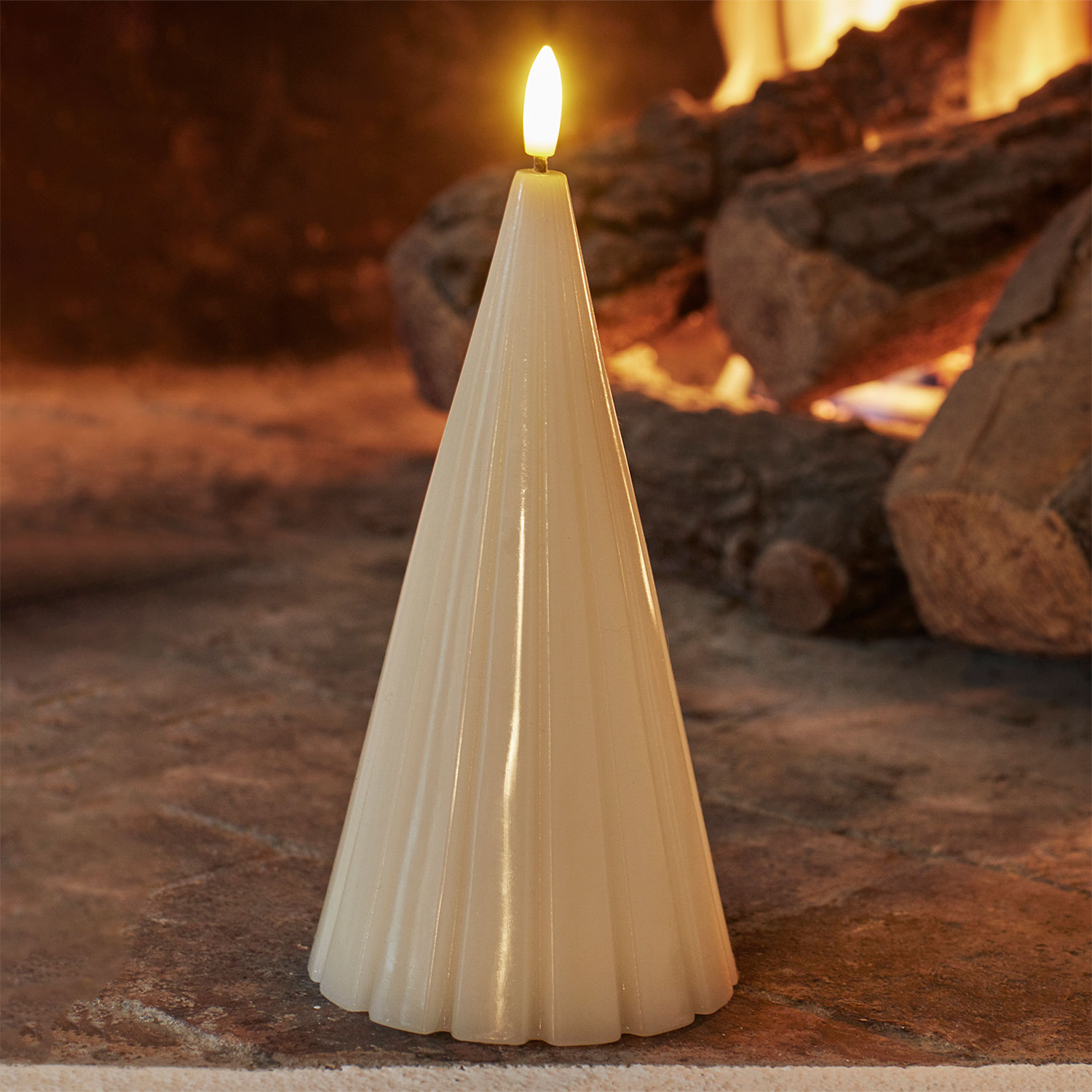 Laura Lak Juletræ - 20 cm, Hvid