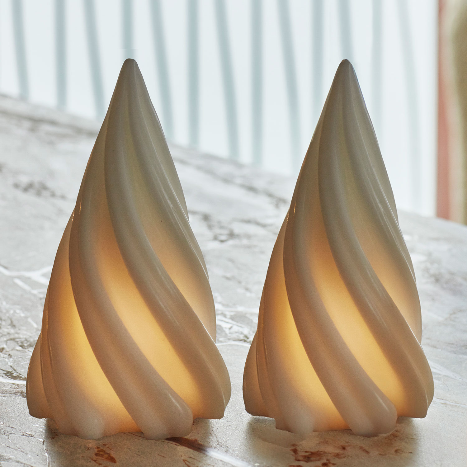 Olina Træ Mini 2-pak - 8 cm, Hvid Olina Træ Mini 2-pak - 8 cm, Hvid