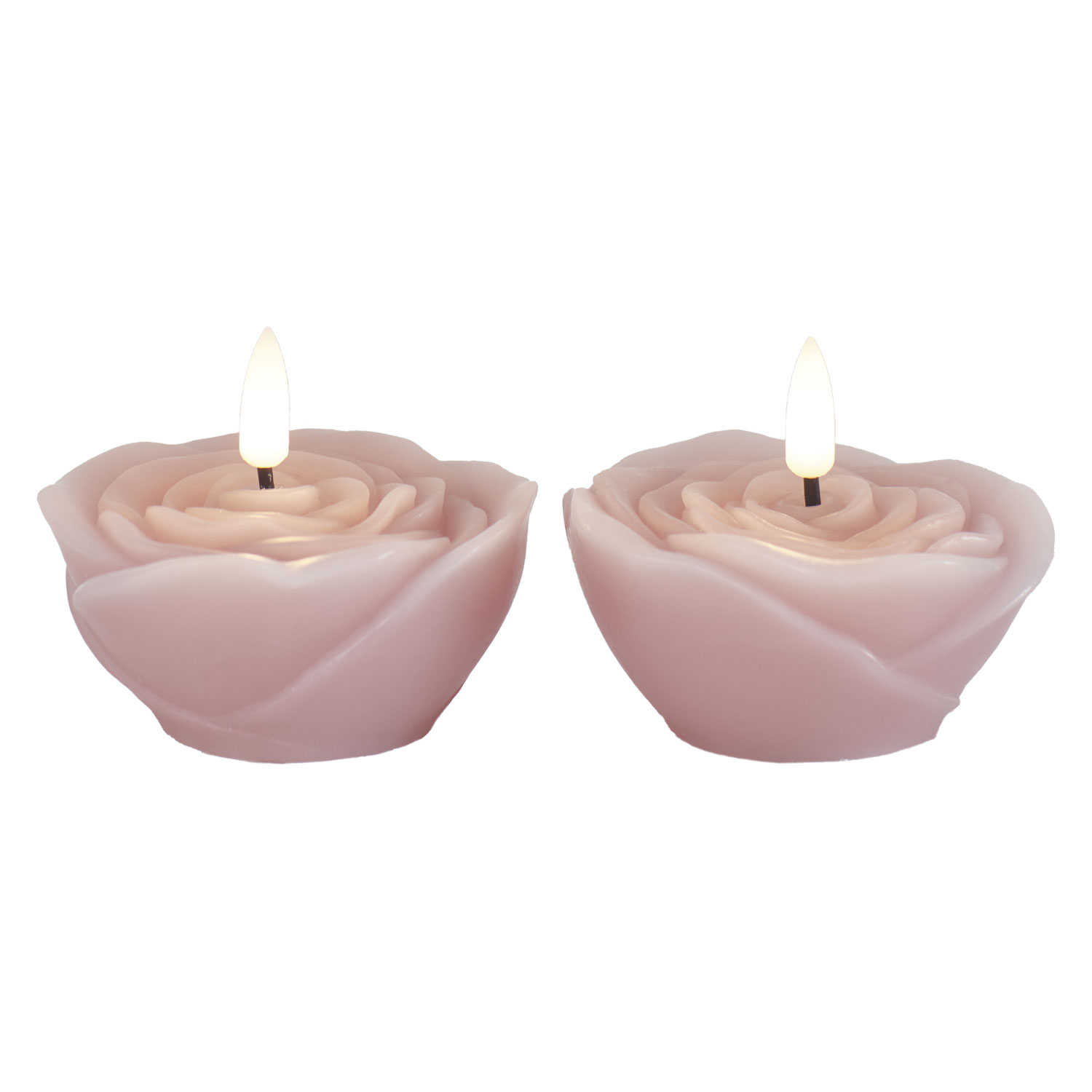 Rosita Ø8 x 4 cm, 2-pak, Pink