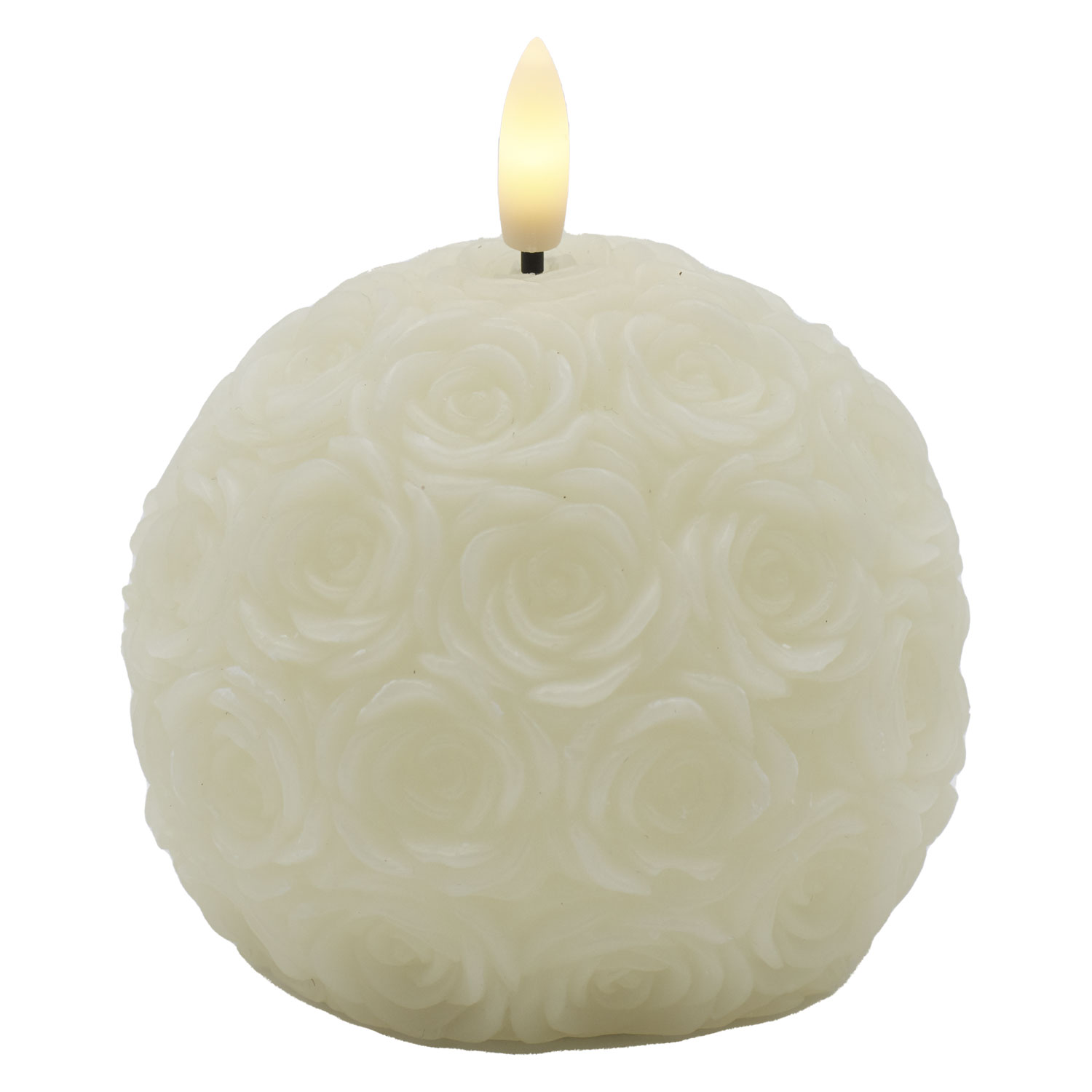 Rosalina Ø10 x 8,4 cm, Cream