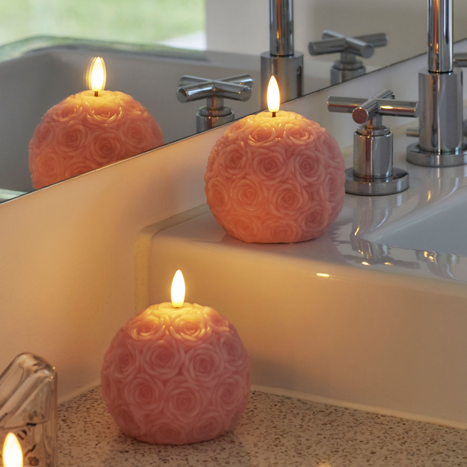 Rosalina Ø8,3 x 7 cm, 2-pak, Pink