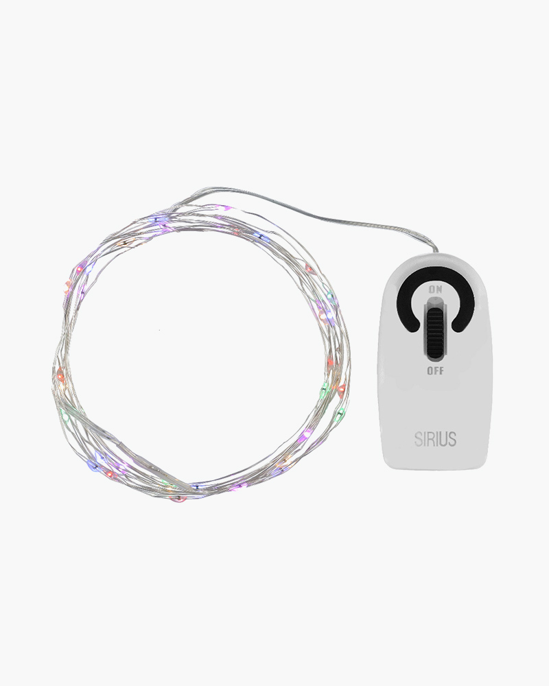 Knirke Multi 40 LED, 3,9 m, Sølv