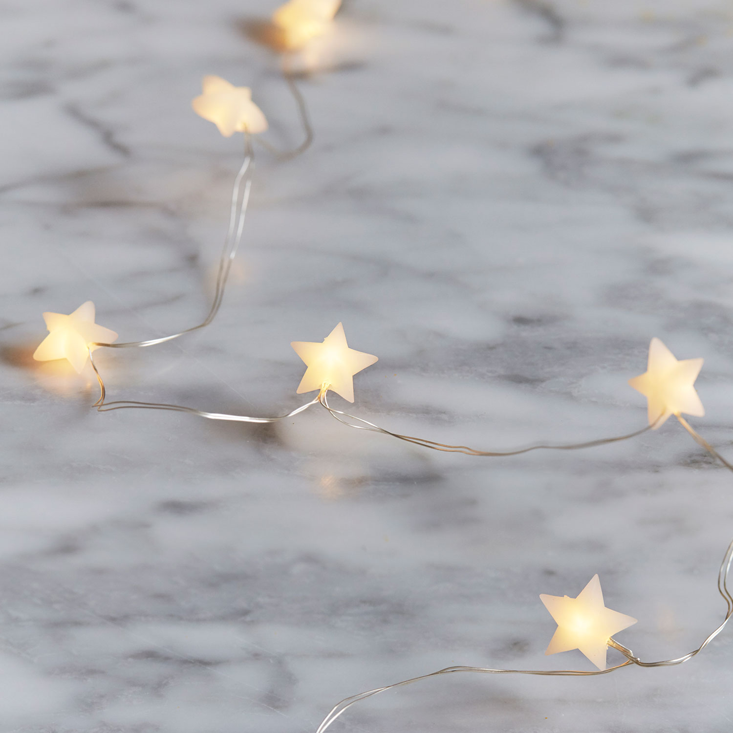 Ally Star lysdekoration 20 LED, 2 m, Hvid