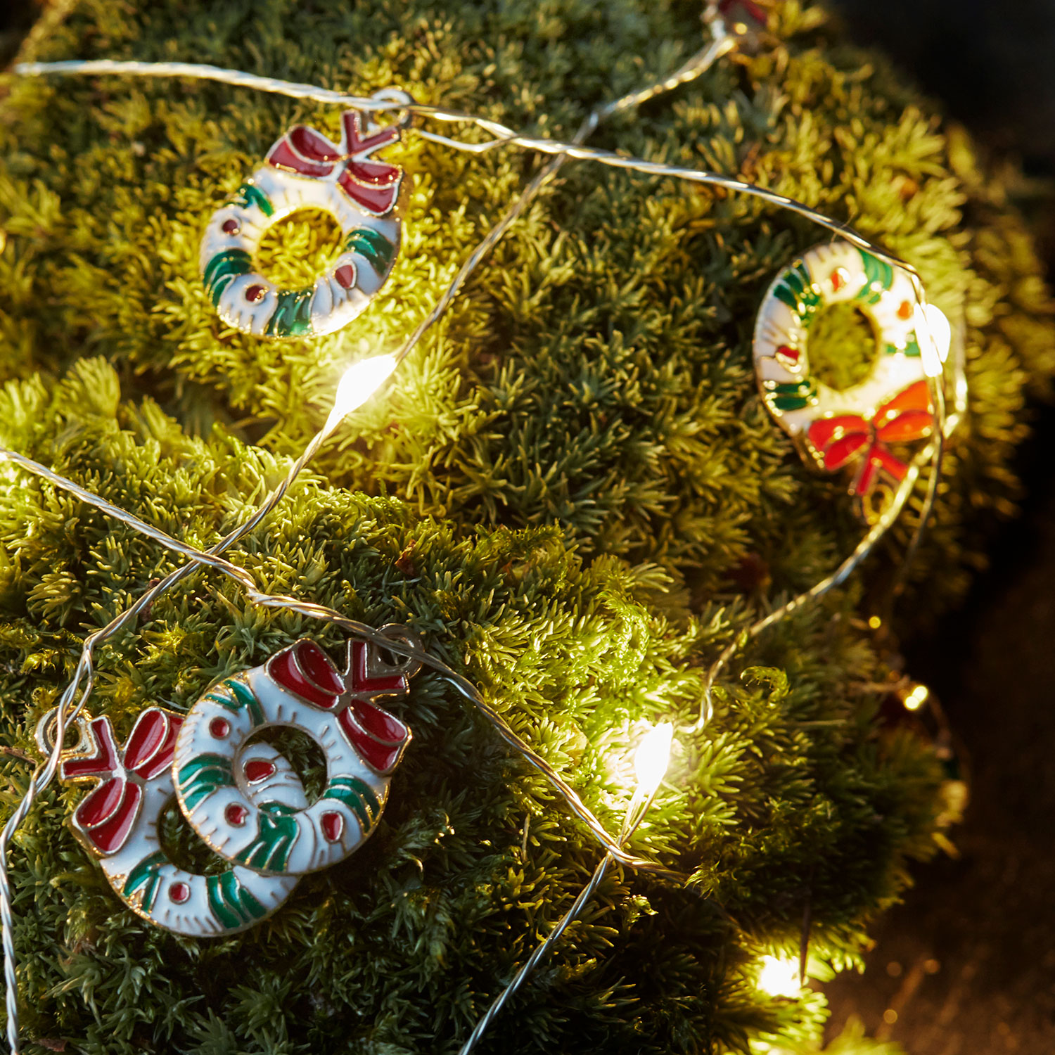 Nille Krans, 10 LED - 90 cm