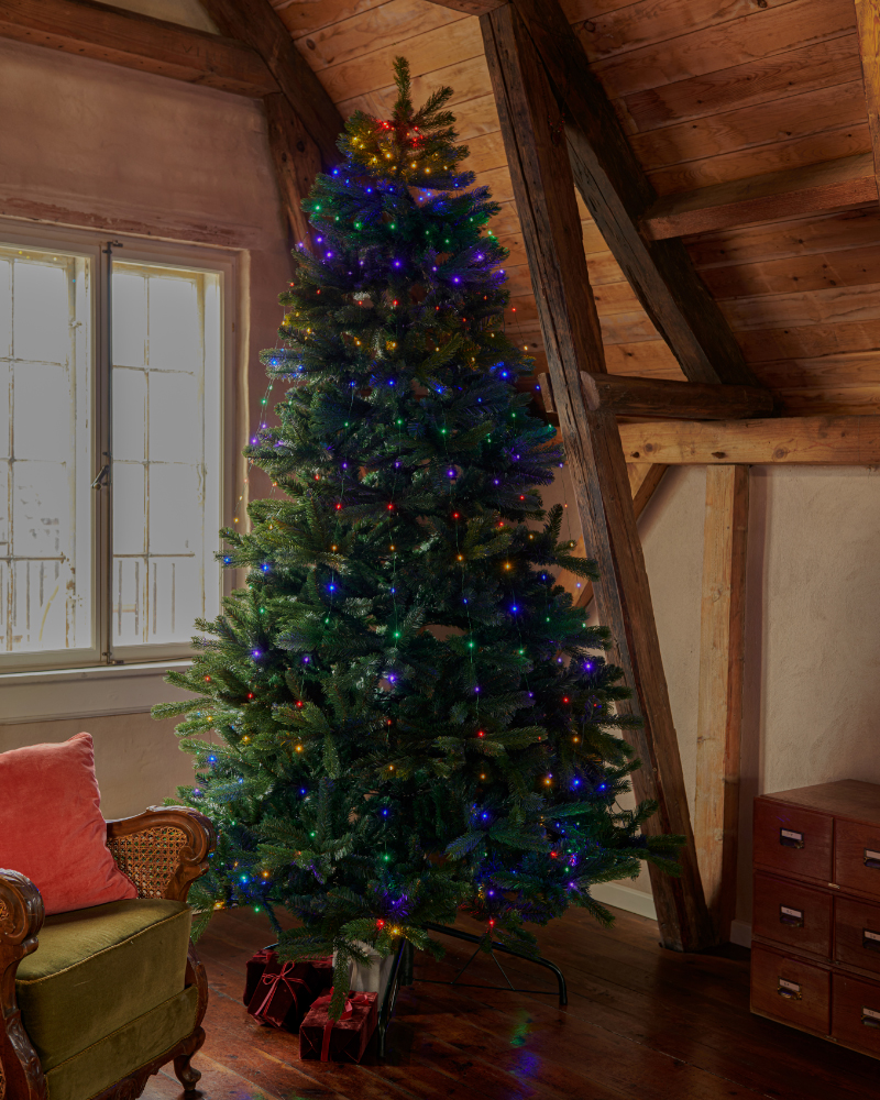 Knirke Juletræslys 312 LED, Multifarvet