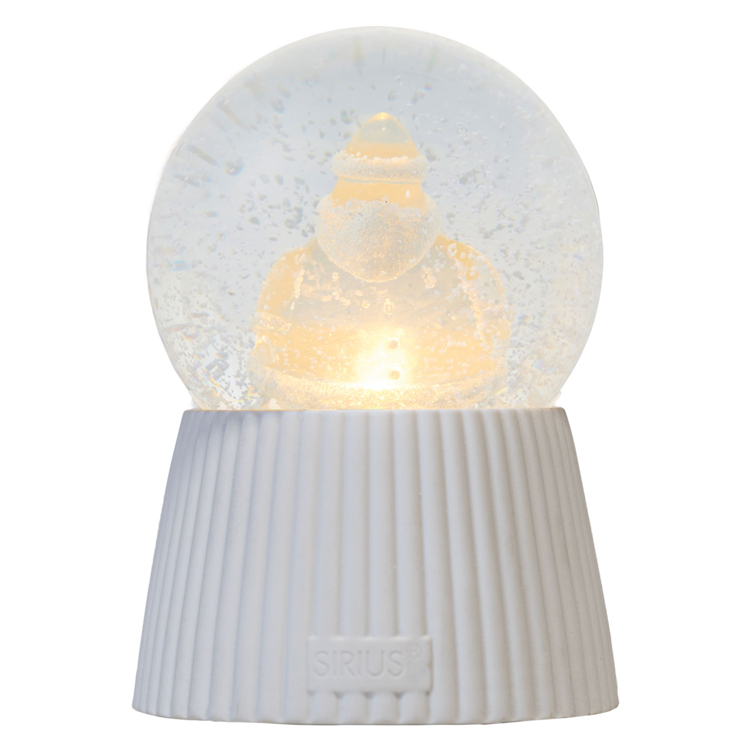 Snekugle med julemand - Santa