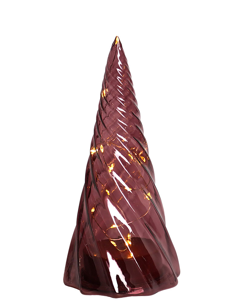 Vilma Træ - 19 cm, Bordeaux