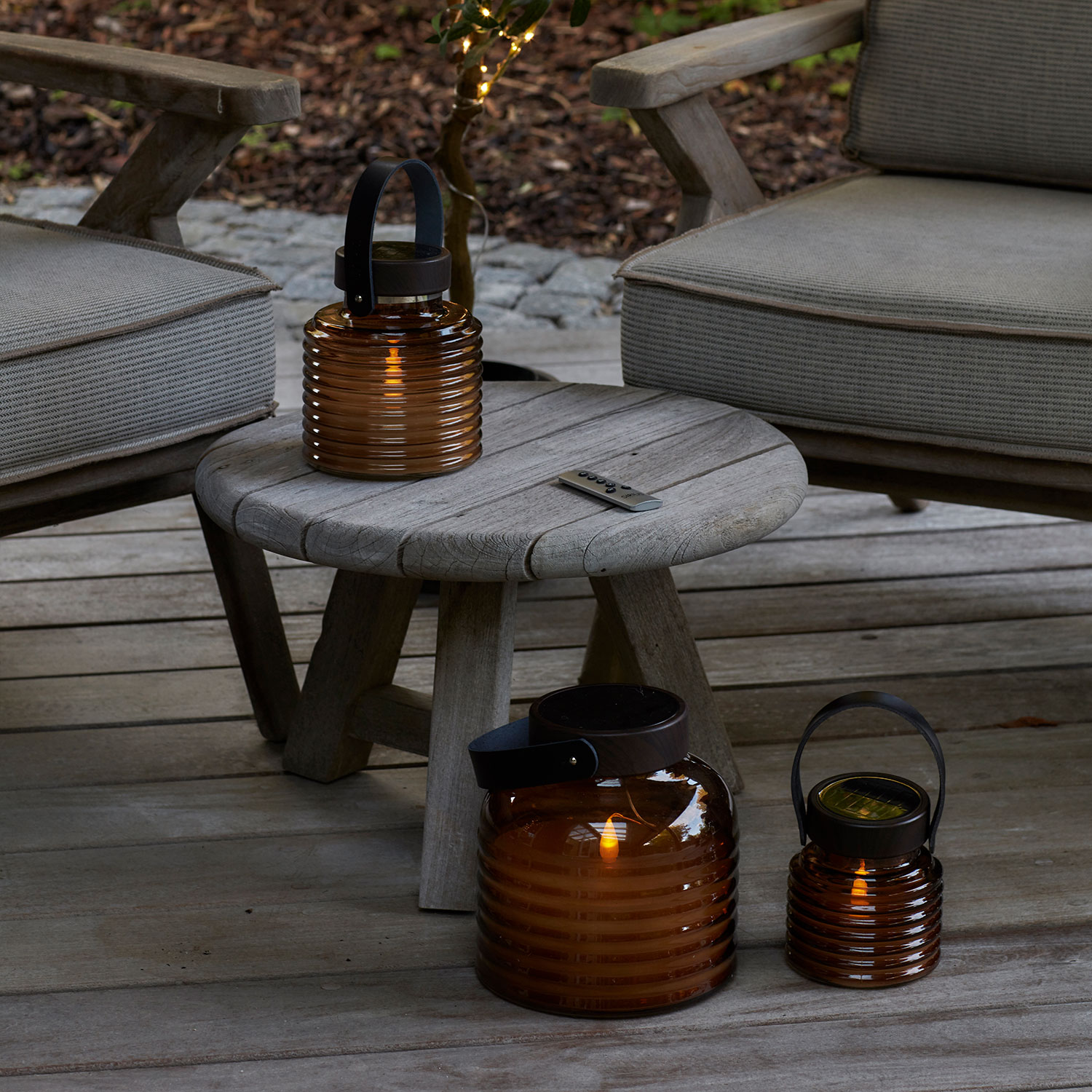 Aston Solar Krukke 16 cm, Brun