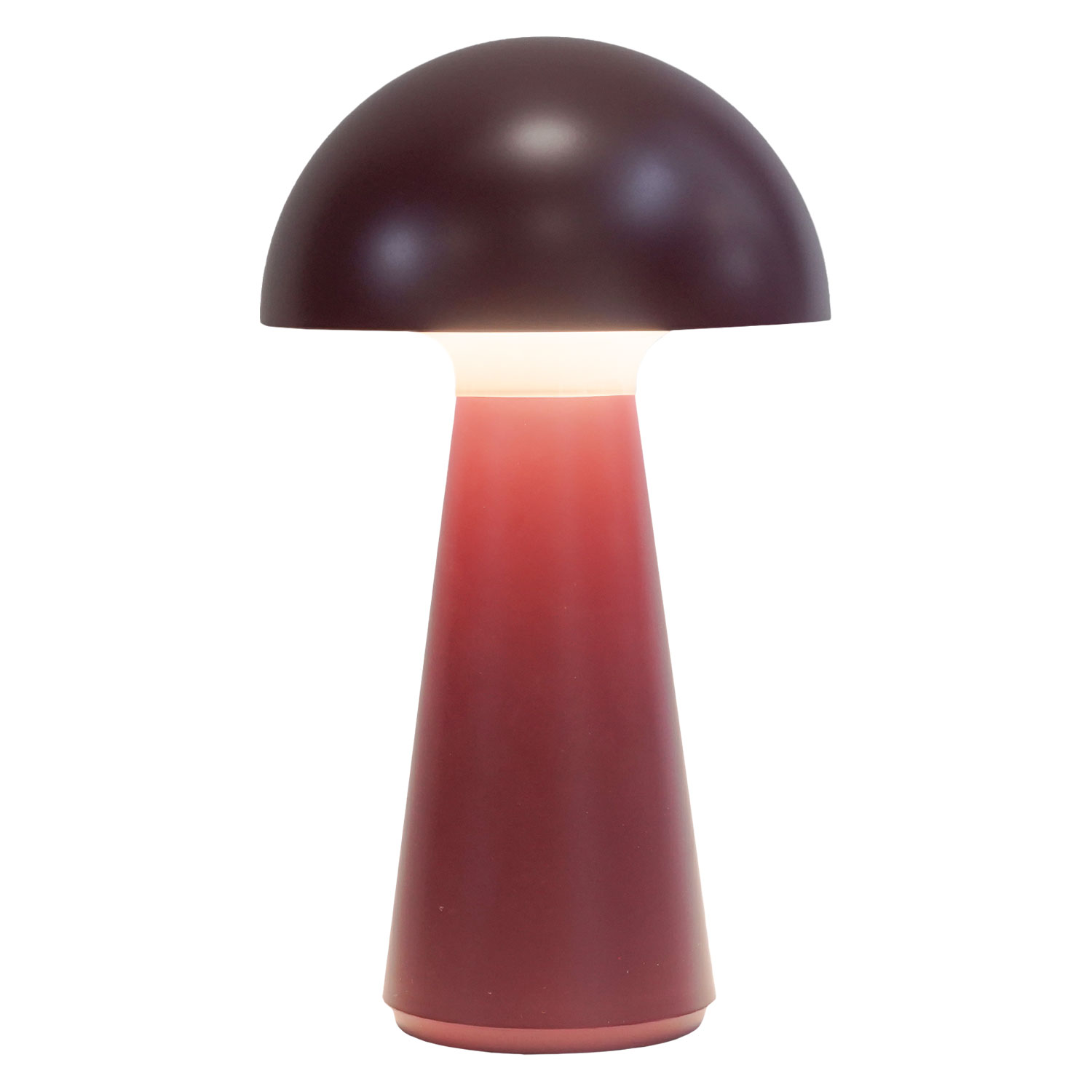 Sam Genopladelig Lampe 28  cm, Bordeaux