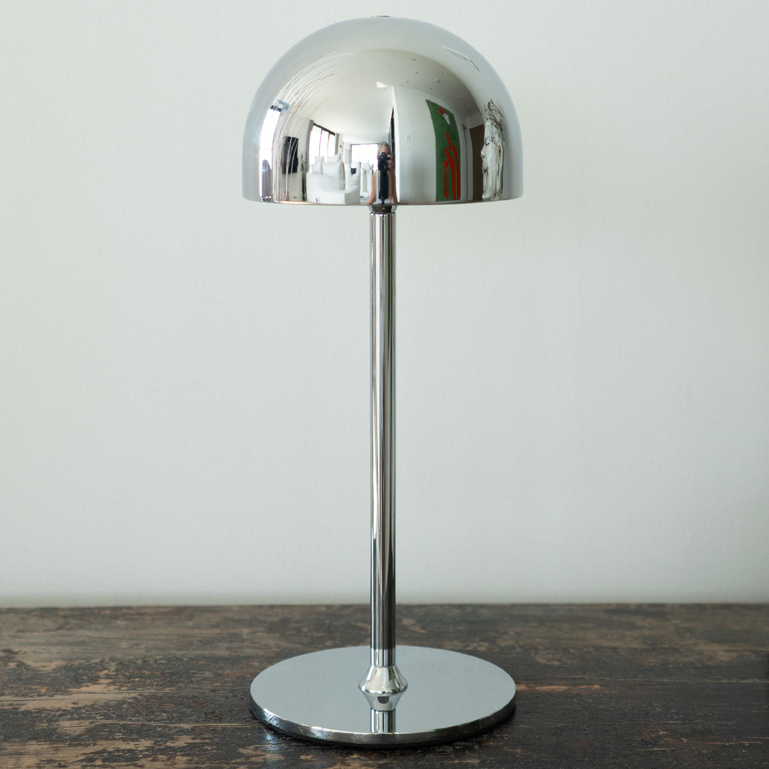 Tim Lampe Genopladelig 30 cm, Krom