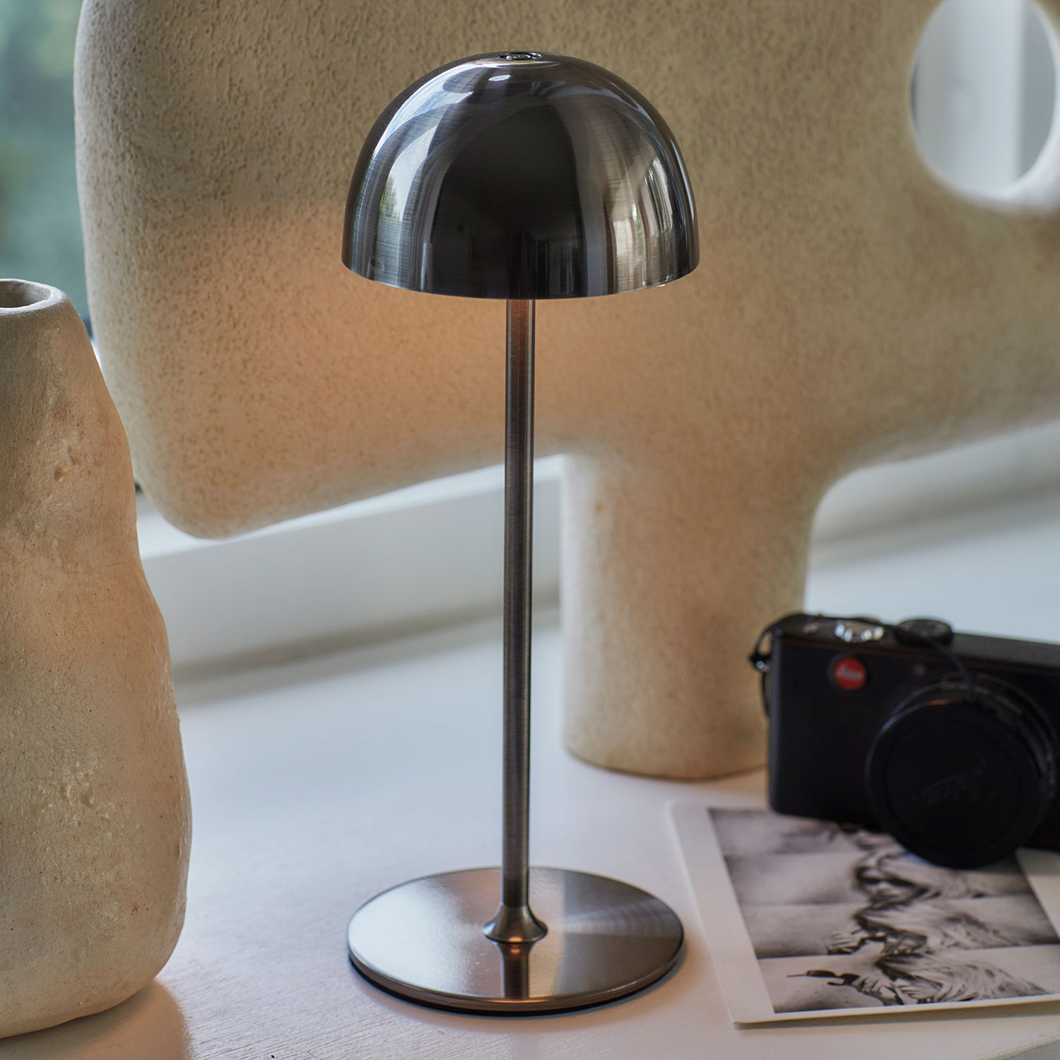 Mini Tim Genopladelig 16/22 cm, Sort Nikkel