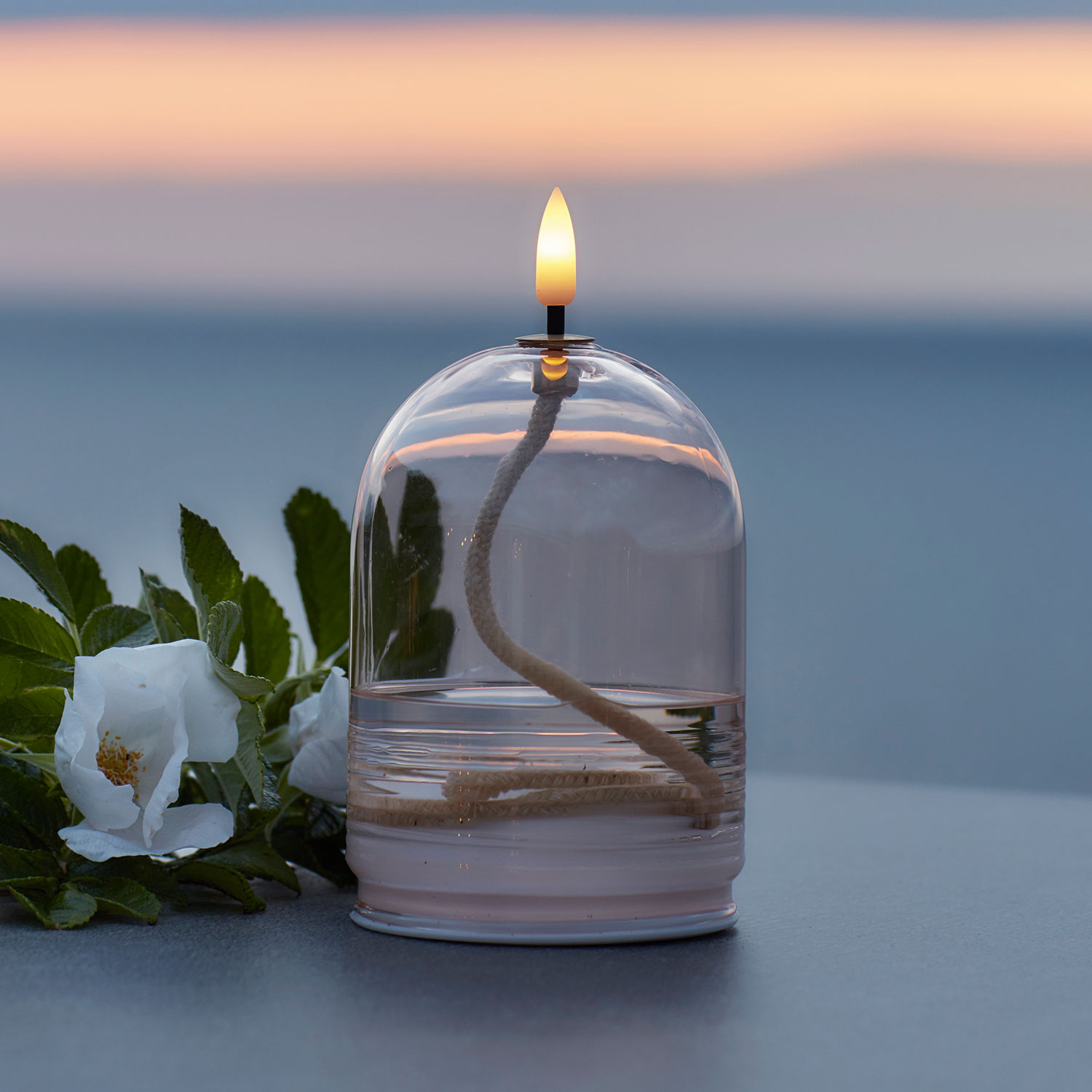 Dea Olielampe Ø8 x 11 cm, Light pink