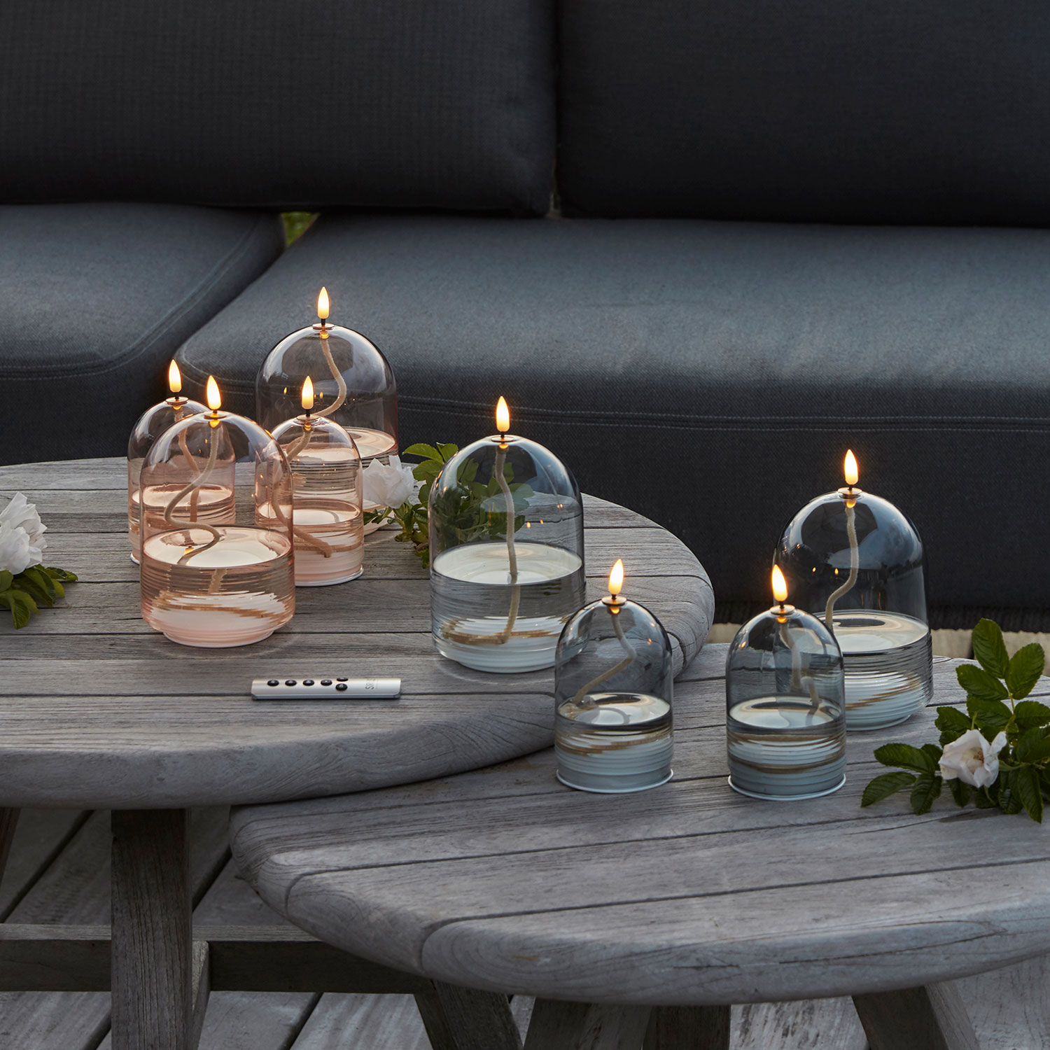 Dea Olielampe Ø8 x 11 cm, Light pink