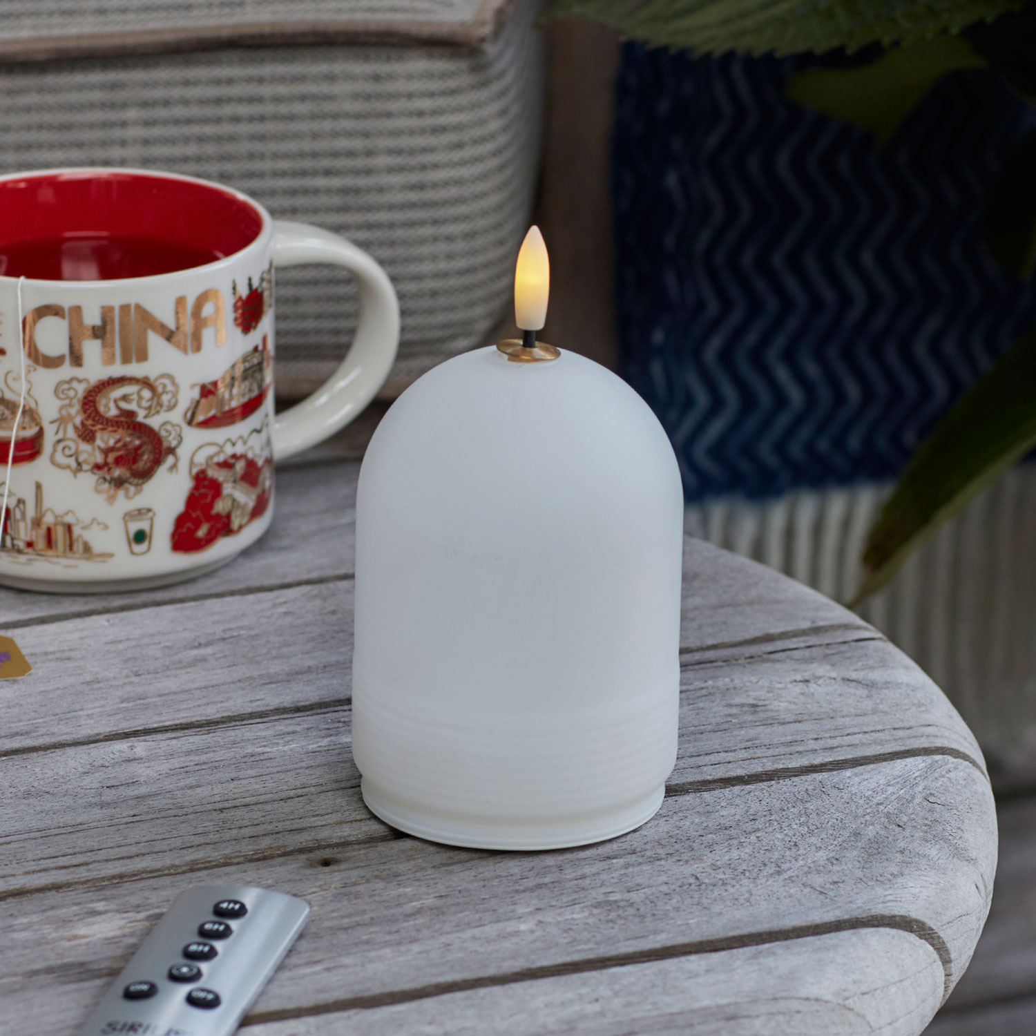 Minna Ø8 x 11 cm, Hvid