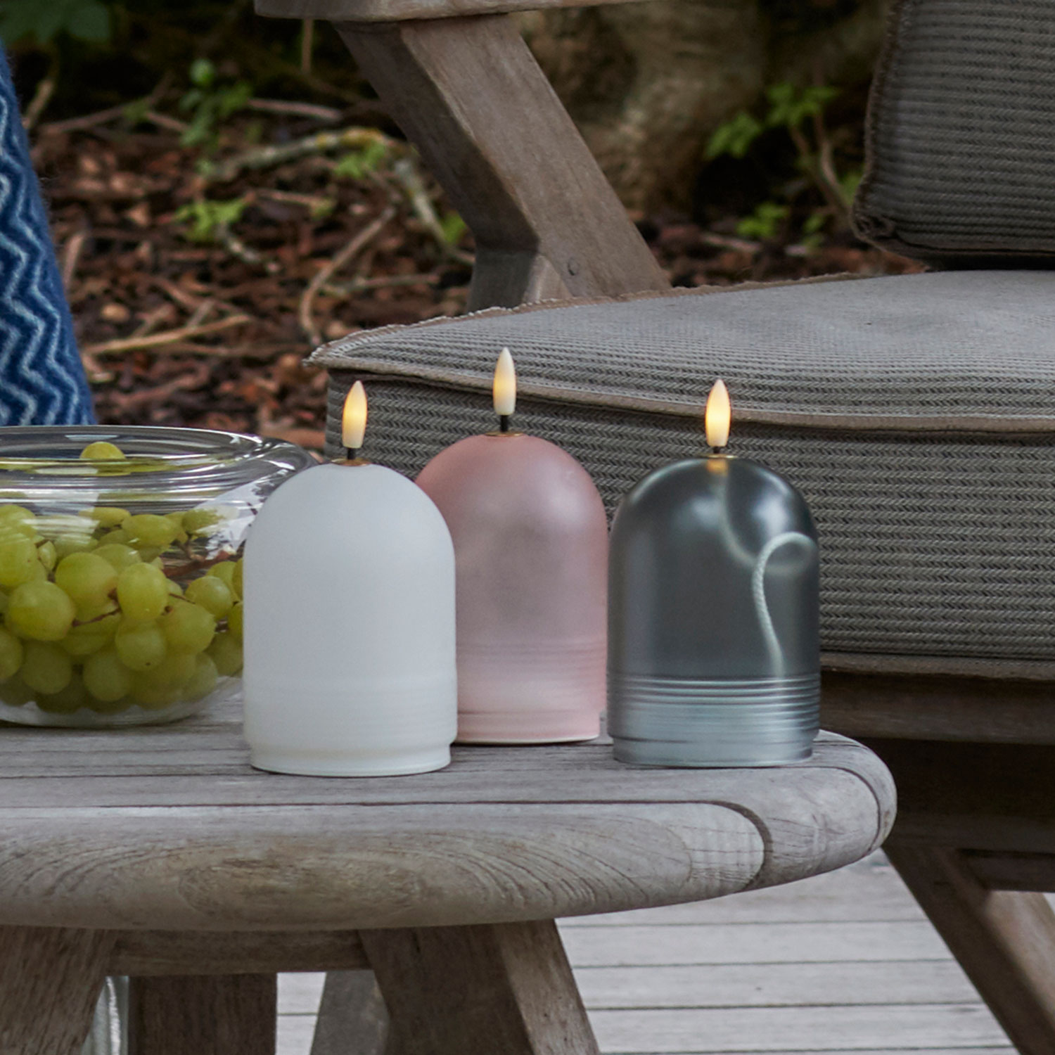 Minna Ø8 x 11 cm, Hvid