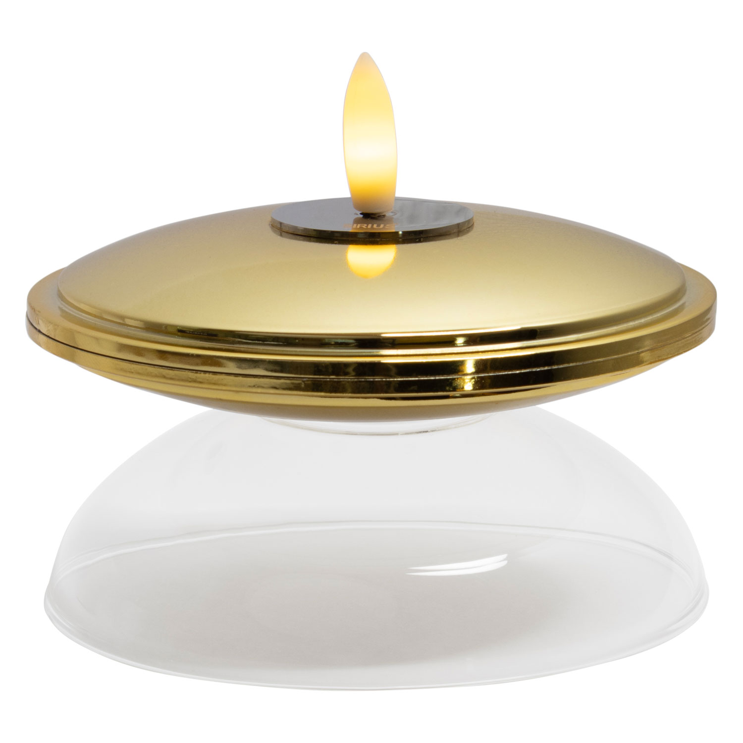 Lia Genopladelig, Ø10 x 5 cm, Guld