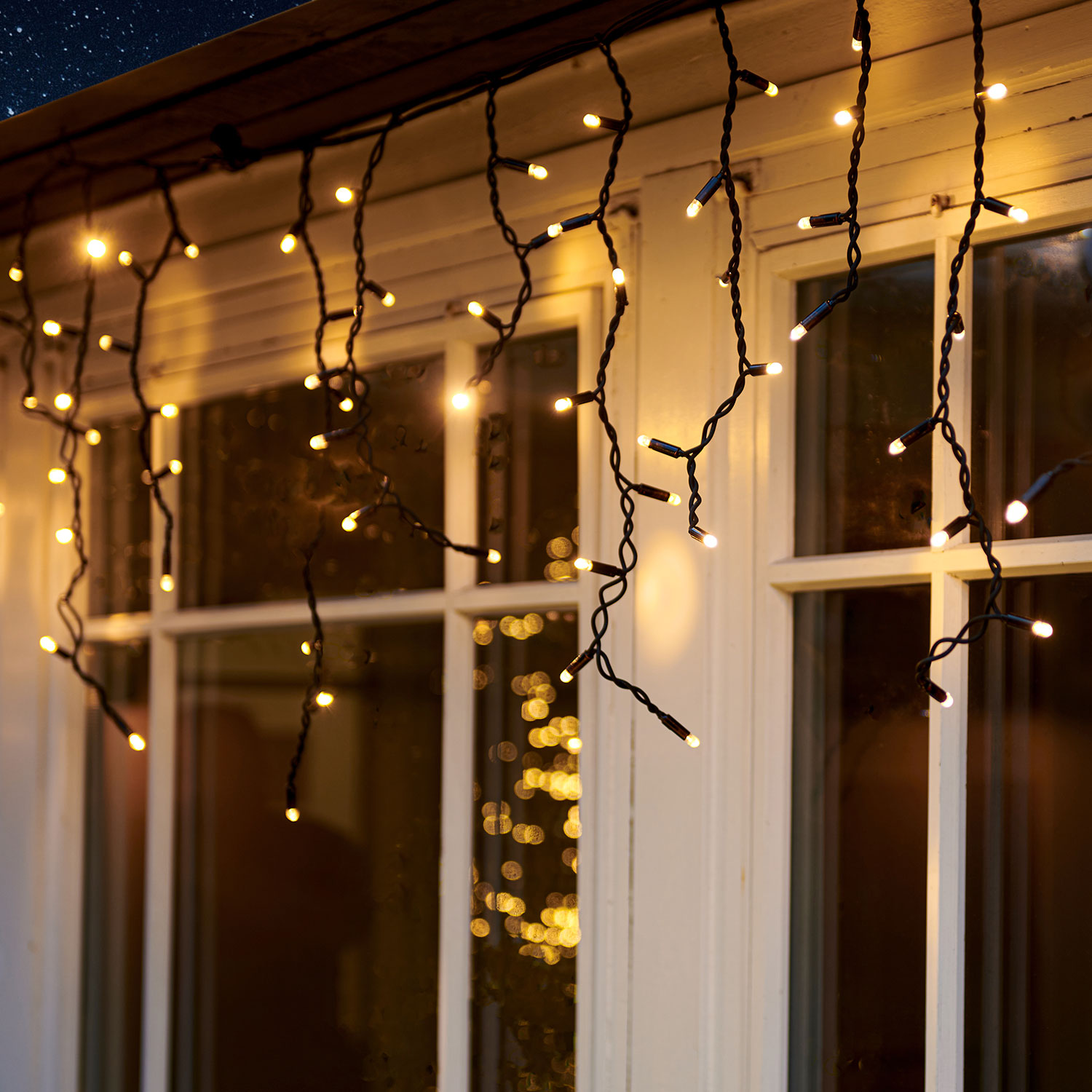 Tech-Line Iskrystal Startsæt 100 LED, 2,5x0,6 m