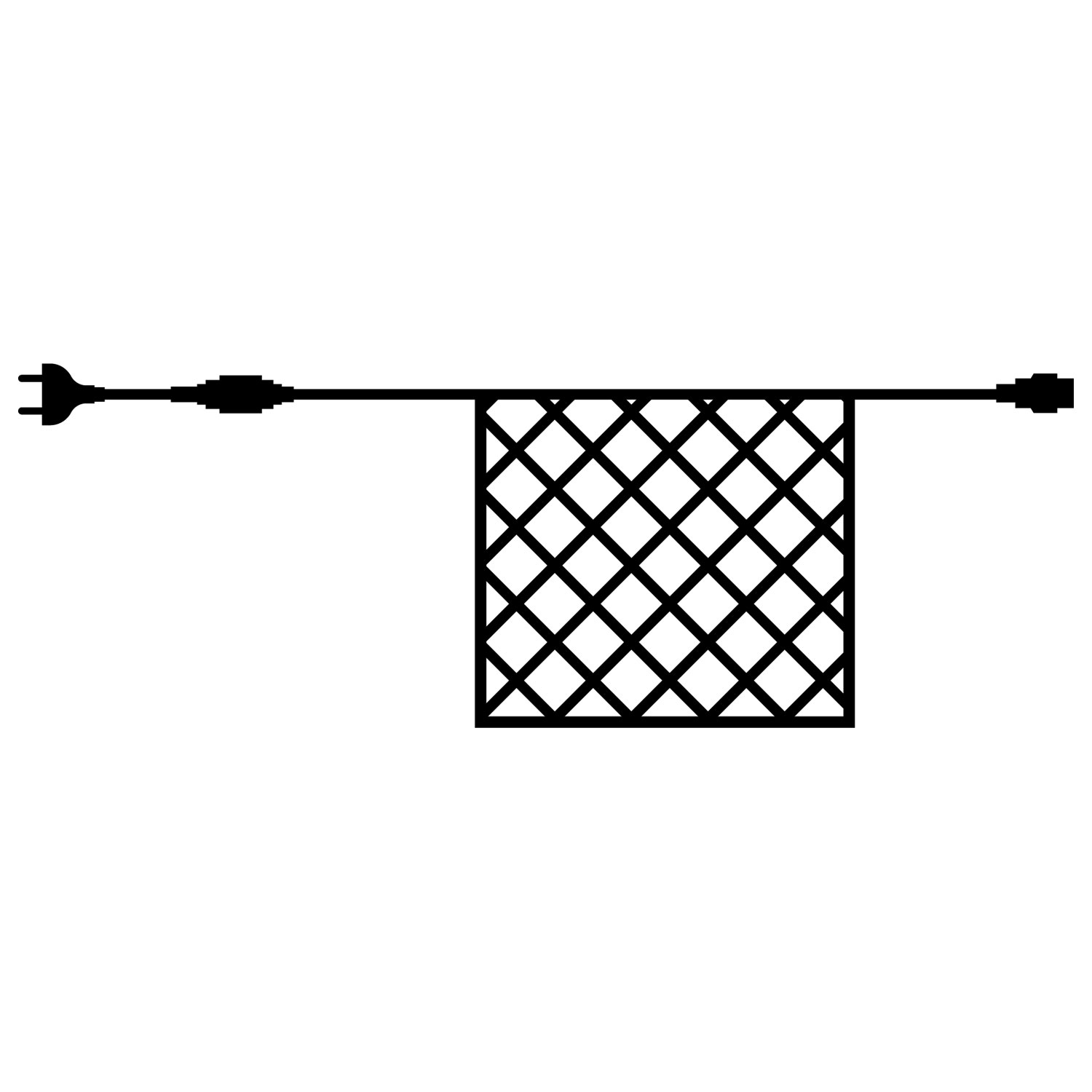 Tech-Line Net Startsæt 90 LED, 1,2x1,2 m