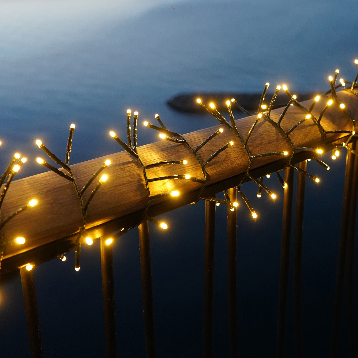 Easy-Line Cluster 600 LED, 12m, Varm Hvid