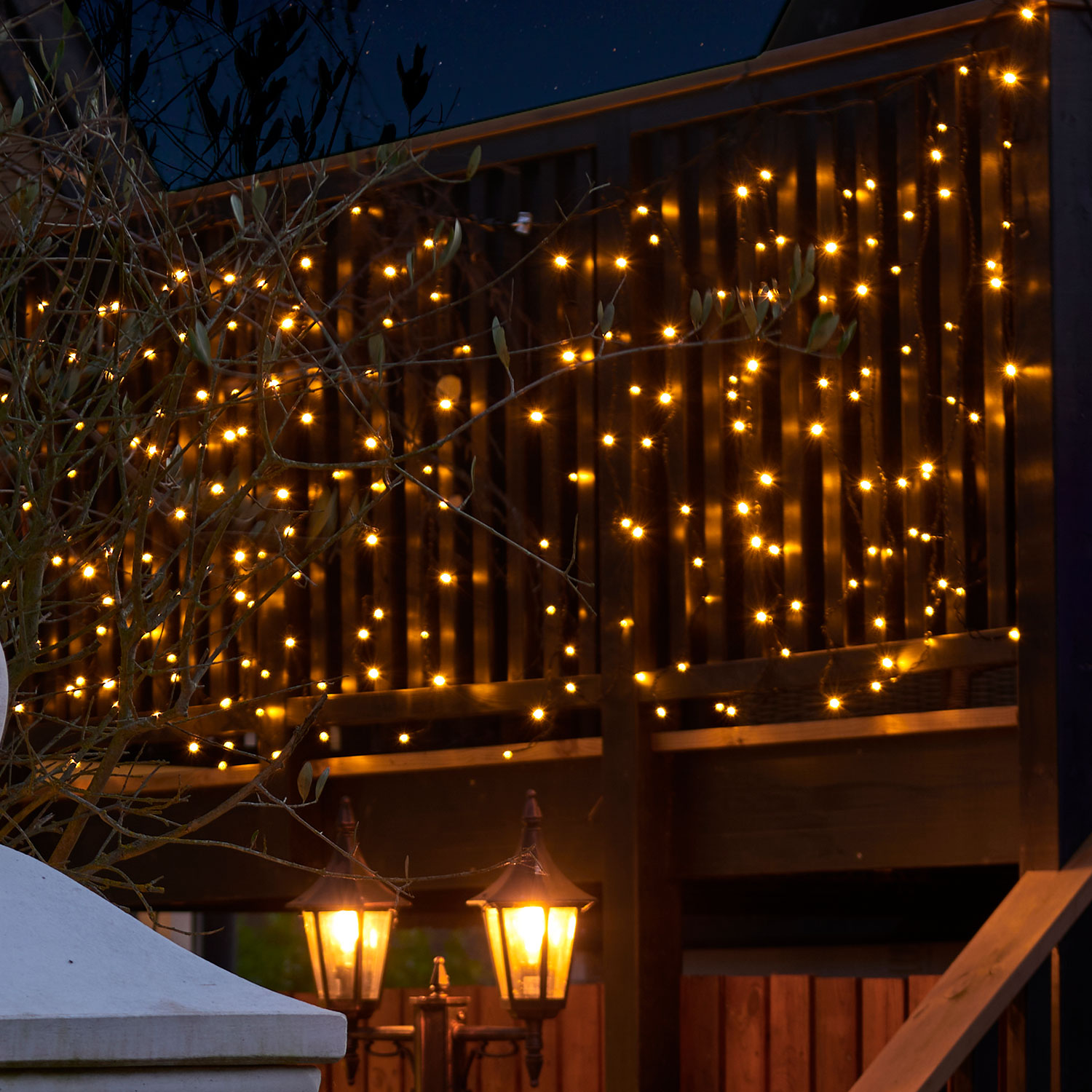 Top-Line Gardin Startsæt 100 LED, 1,1x1 m