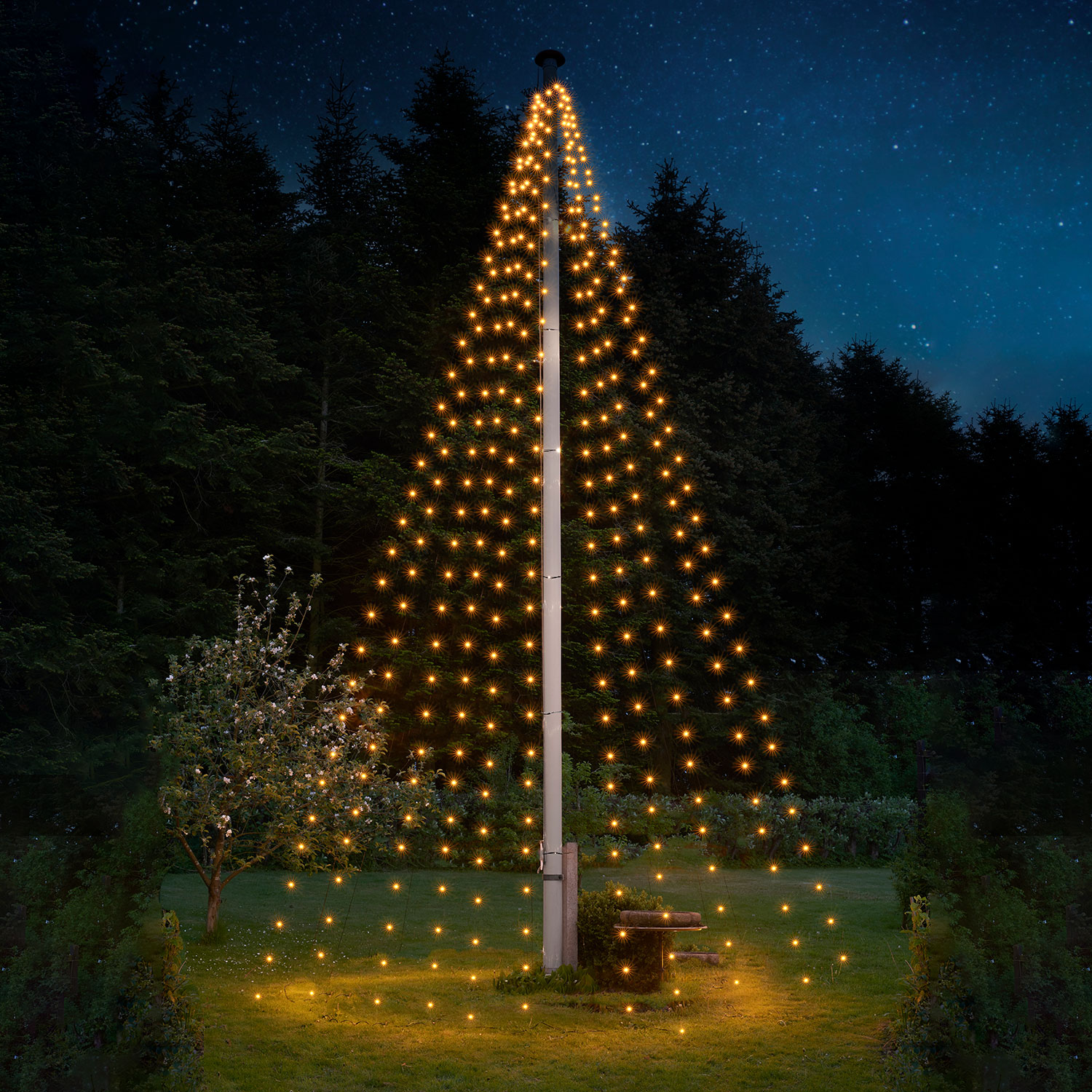 Top-Line Flagstang 7,5 meter, 900 LED