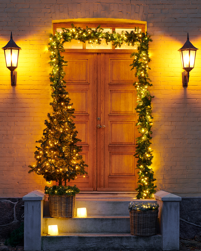 Anni Granranke 4,8 meter, 150 LED, Grøn