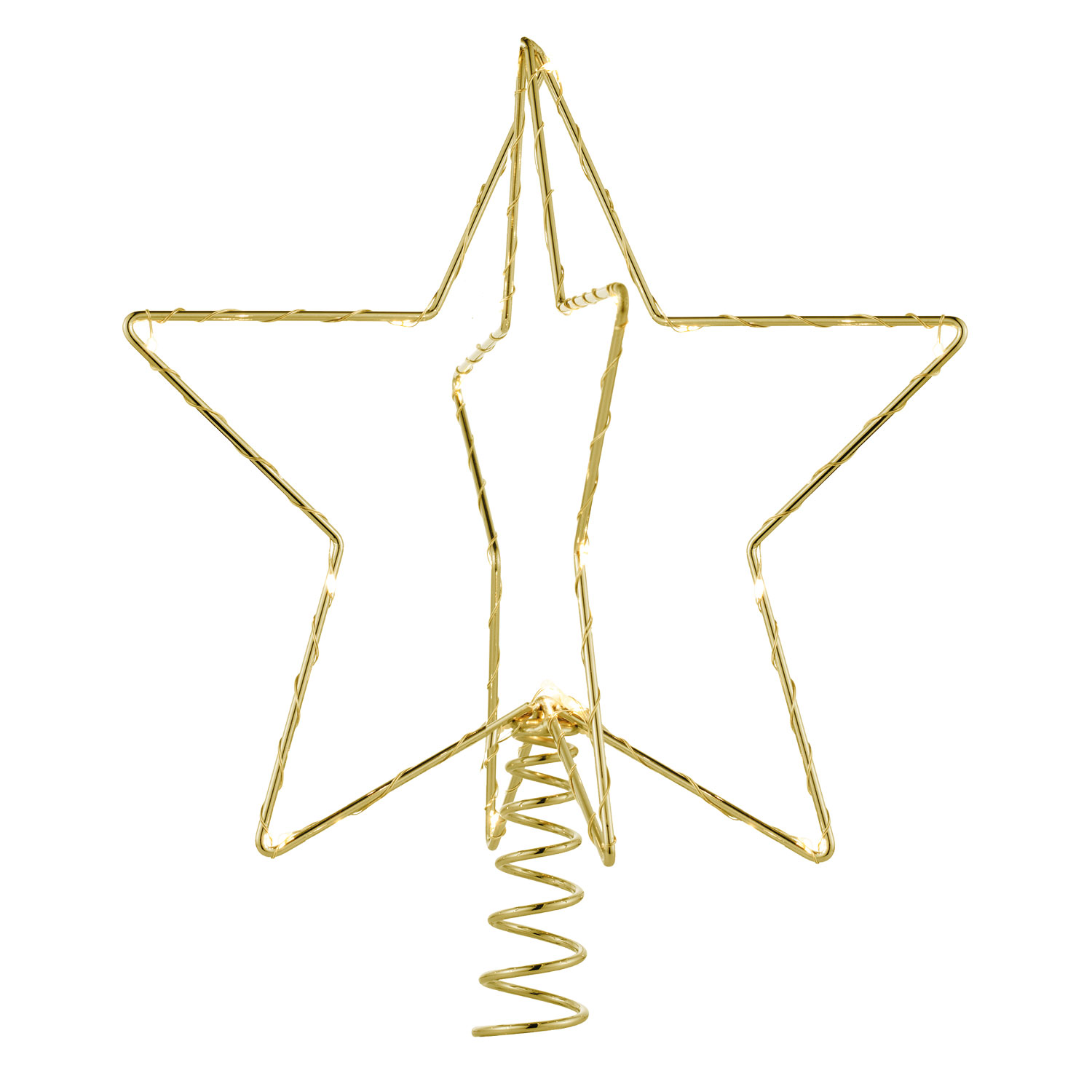 Christina Juletræstop 25 cm, Guld