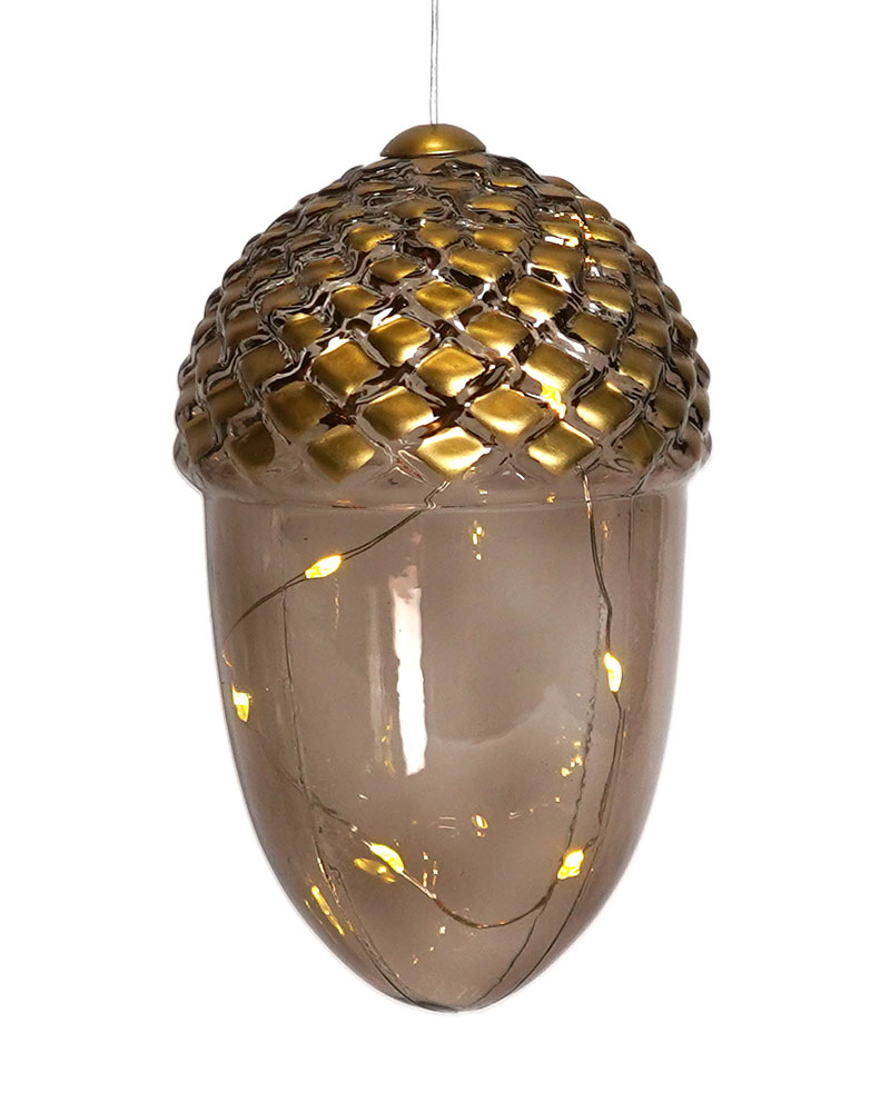 Celina Agern 13 cm, Mørk eg/Guld