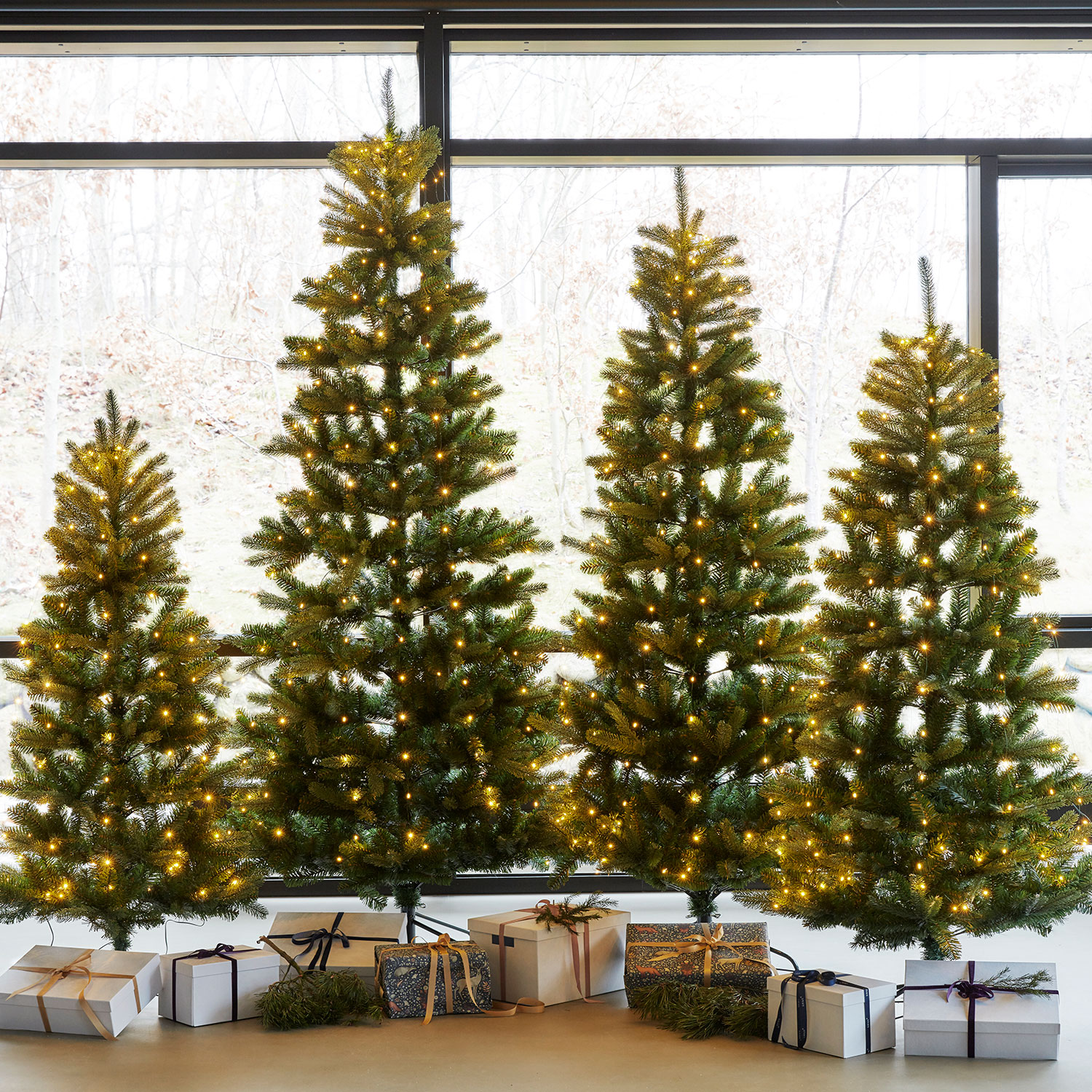 Elton Juletræ 1,5 m, Grøn - 195 LED