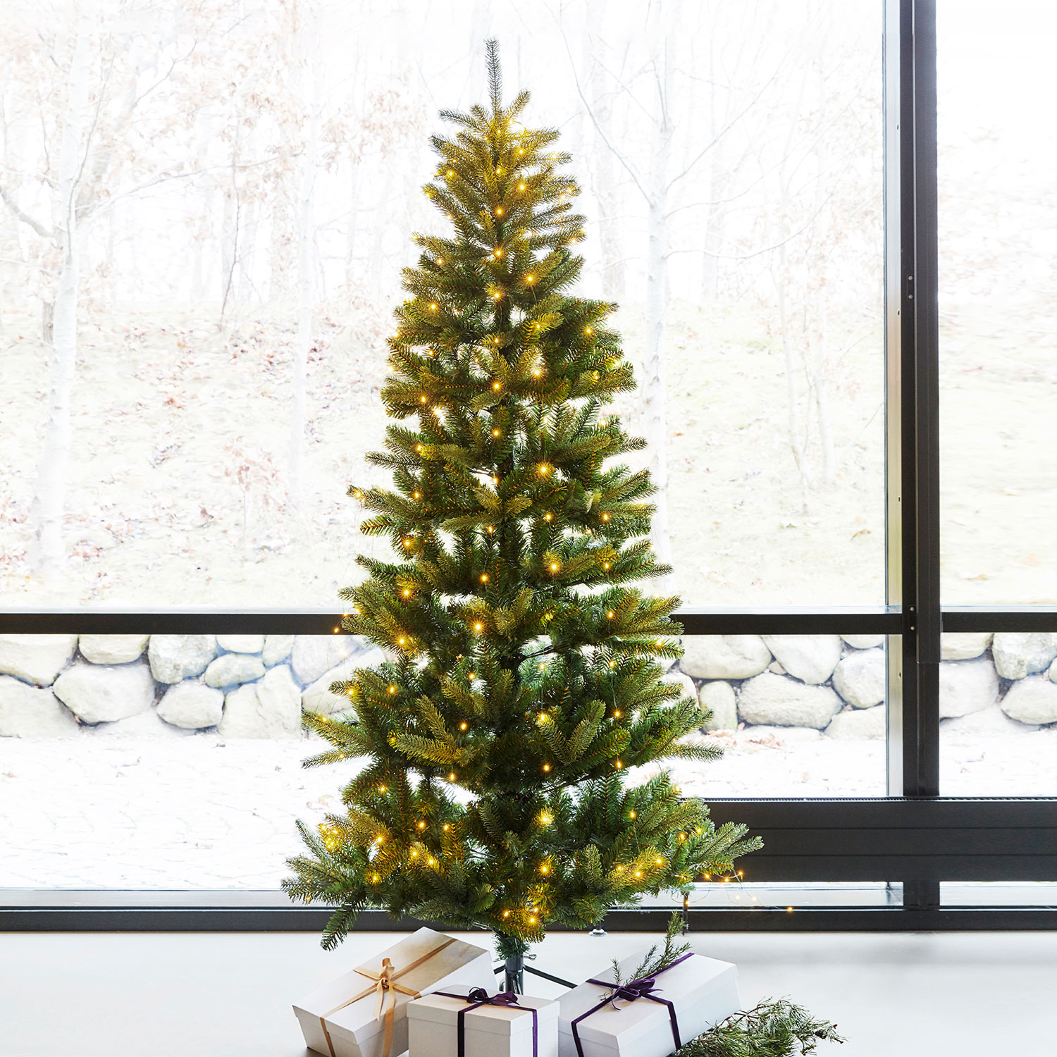 Elton Juletræ 2,1 m, Grøn - 273 LED