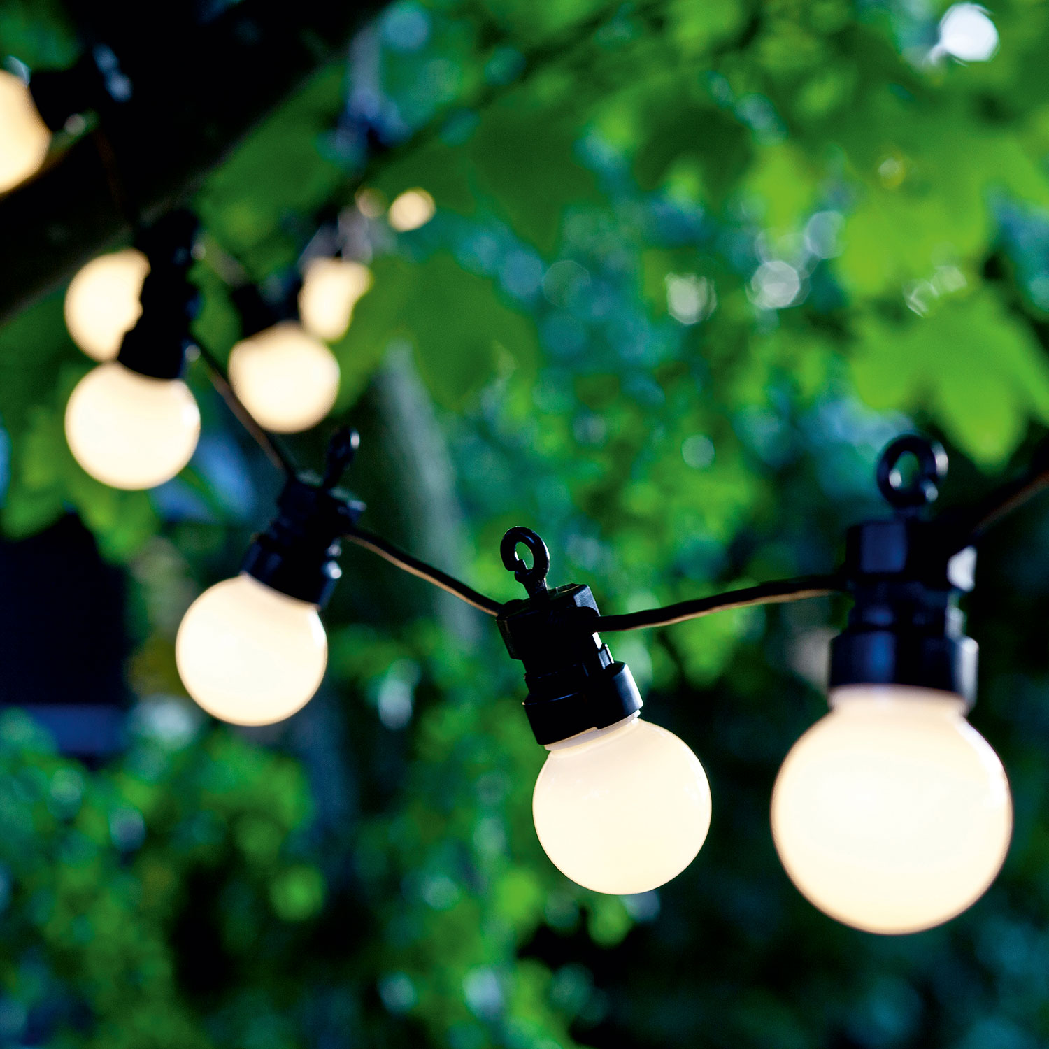 Lucas Supplementsæt 10 LED, mat hvid