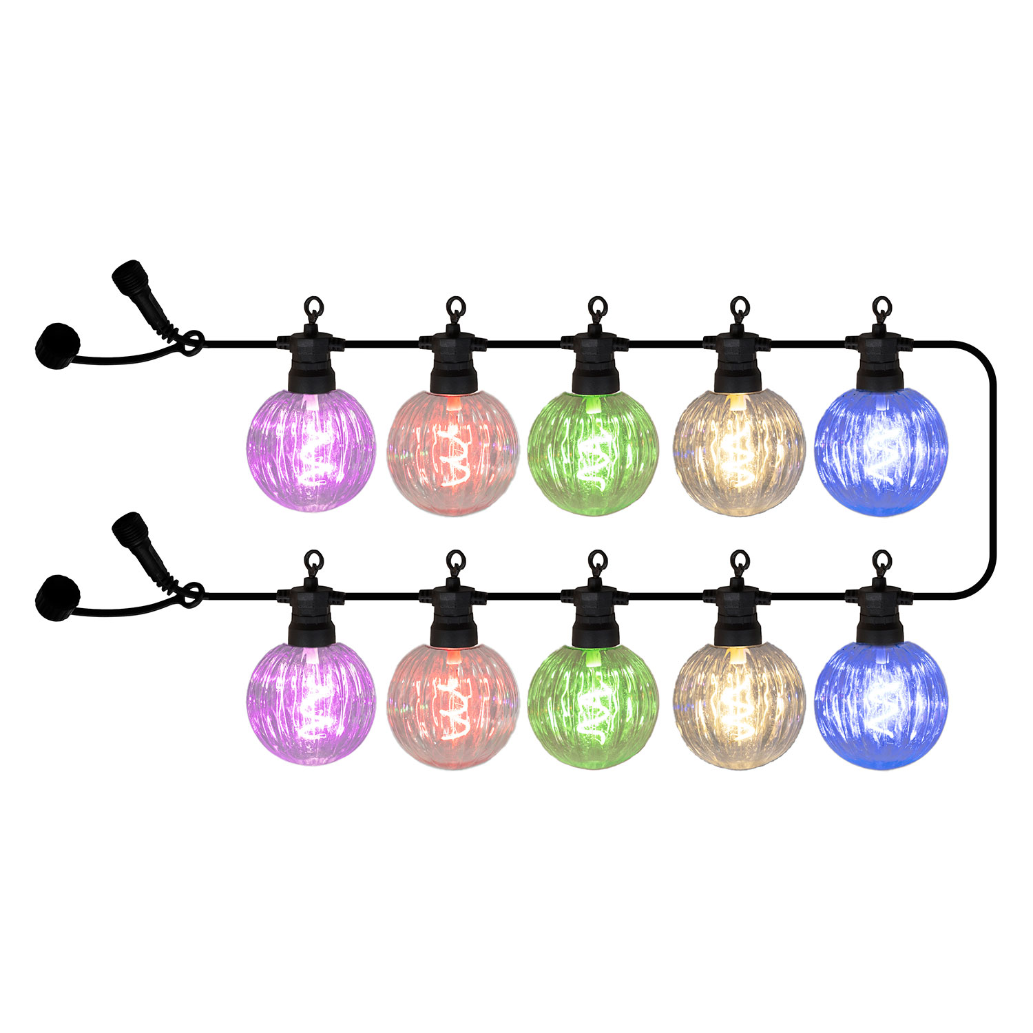 Luke Supplementsæt, 10 LED, Multifarvet