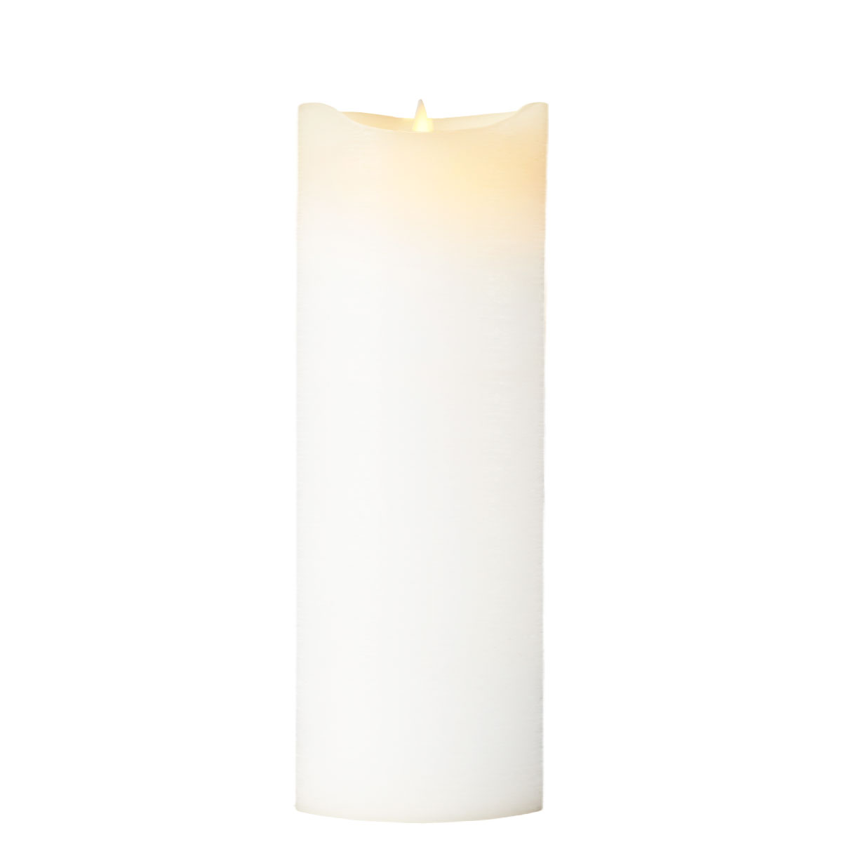 Sara Bloklys Ø10 x 30 cm, Hvid