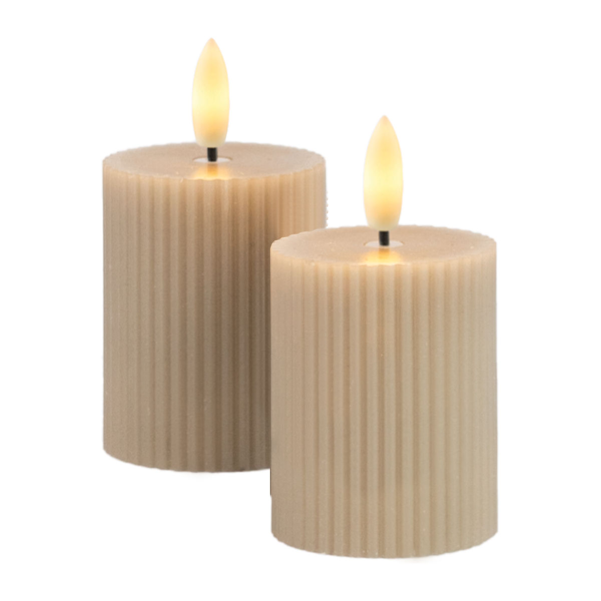 Smilla Genopladelig 2 stk. sæt, varm grå