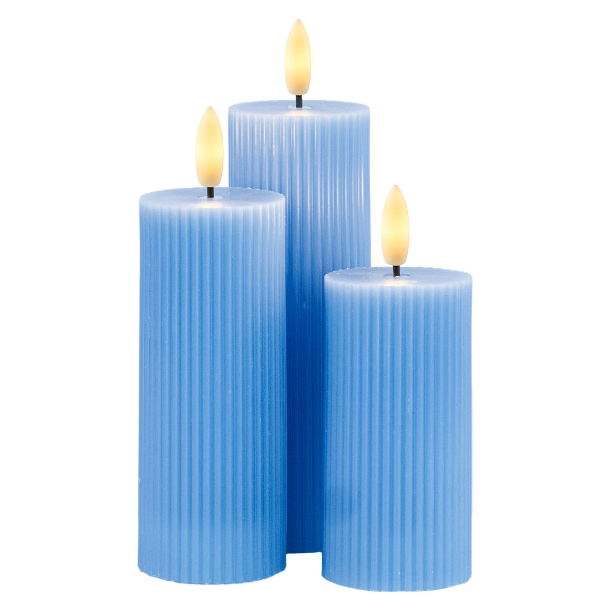 Smilla Genopladelige 3 stk. sæt, blå