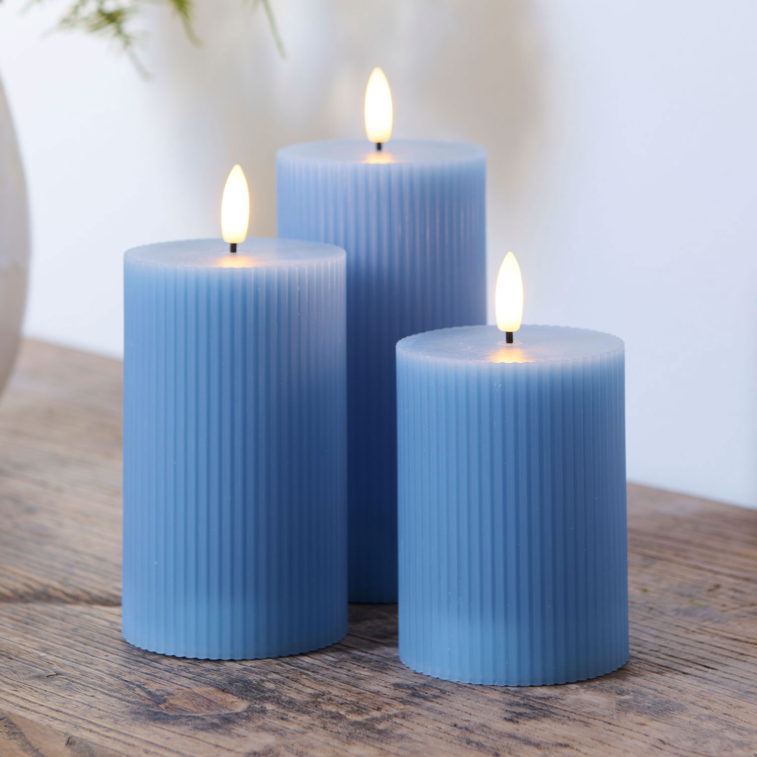 Smilla Genopladelige 3 stk. sæt, blå