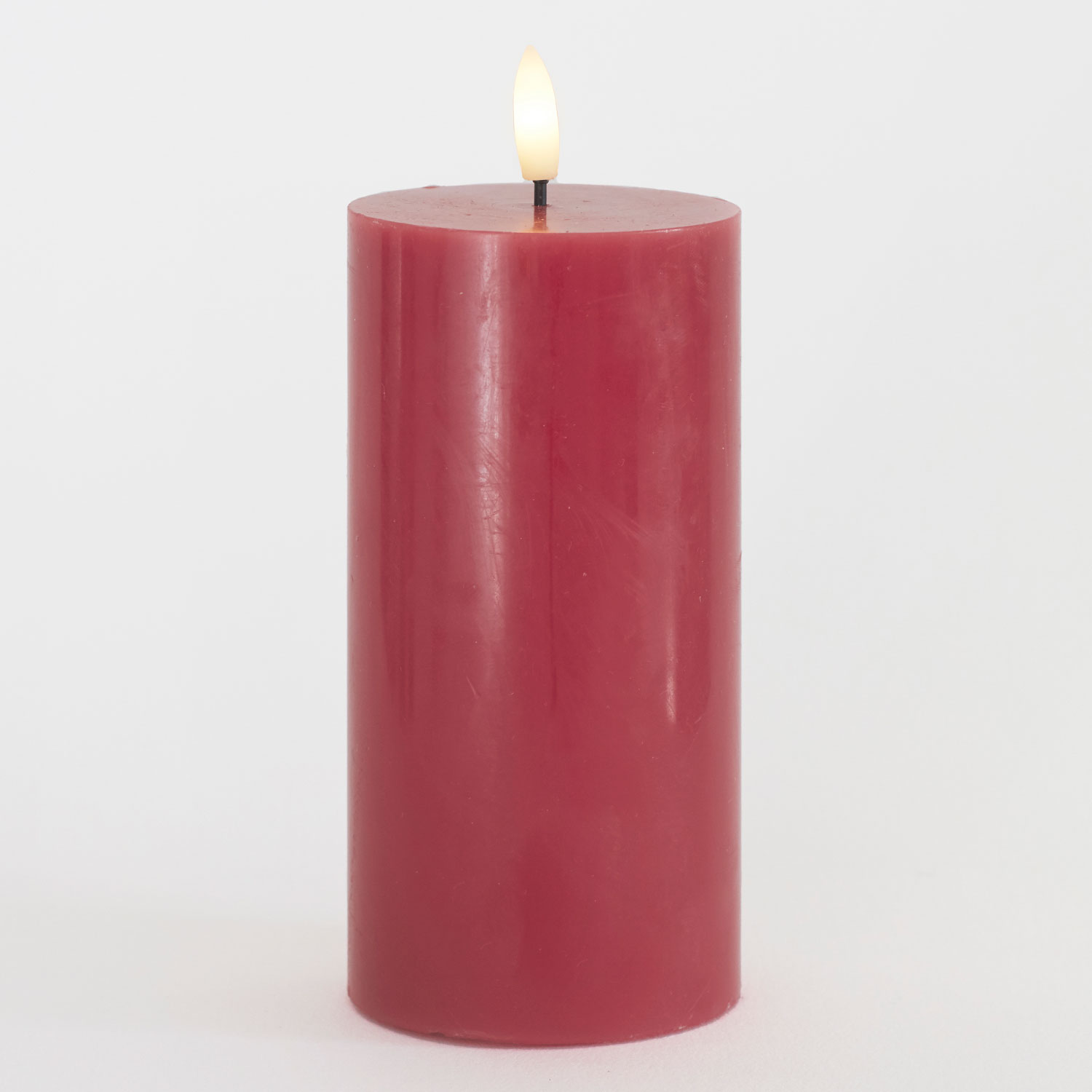 Sille Bloklys Ø7,5 x 15 cm, Rose Plum