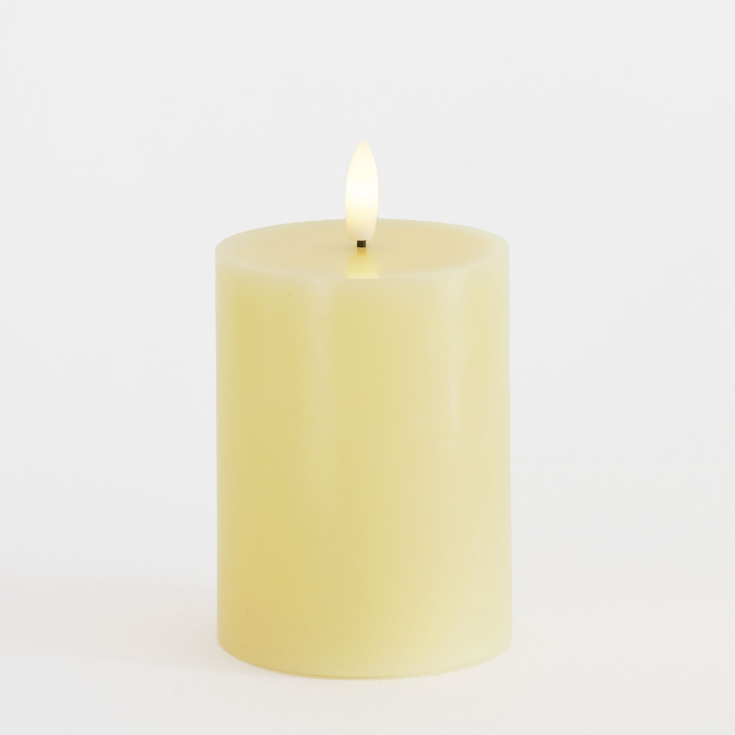 Sille Bloklys Ø7,5 x 10 cm, Pale Yellow