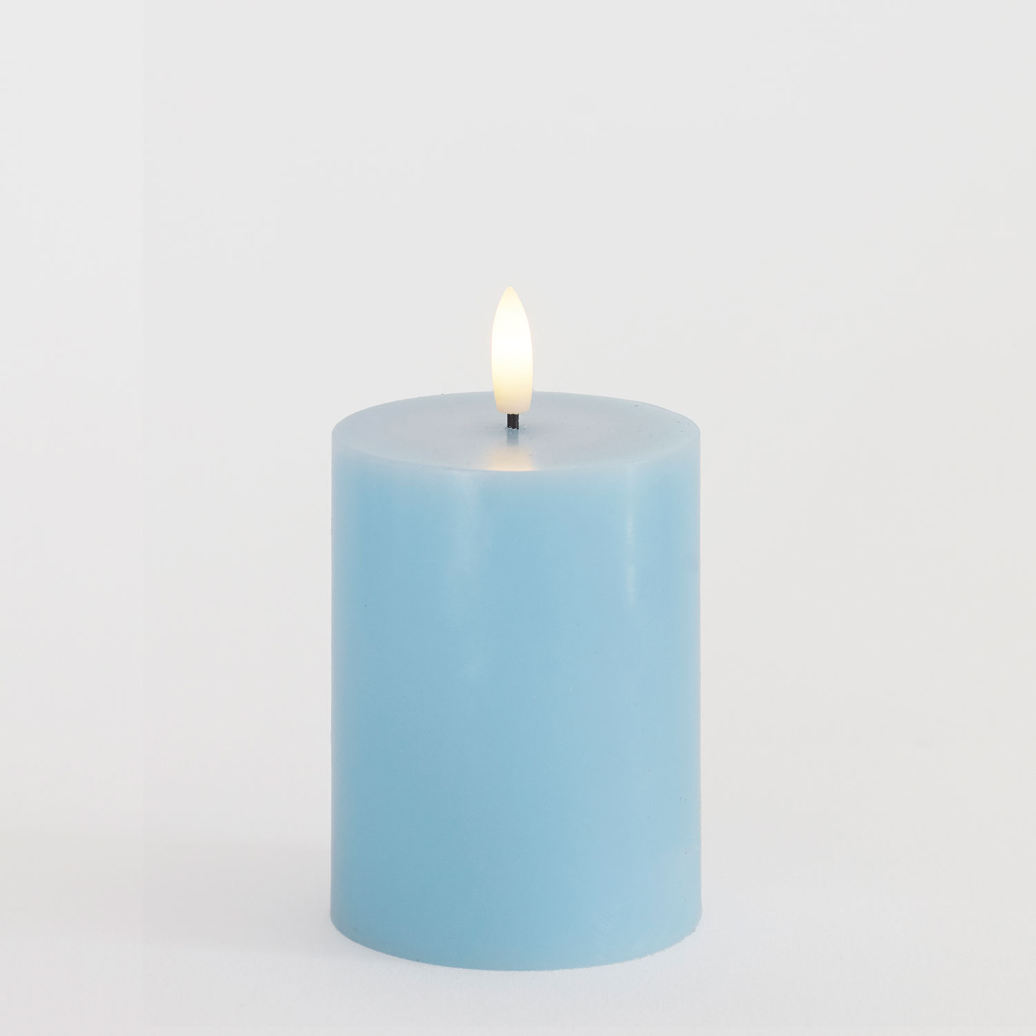 Sille Bloklys Ø7,5 x 10 cm, Blue Sky