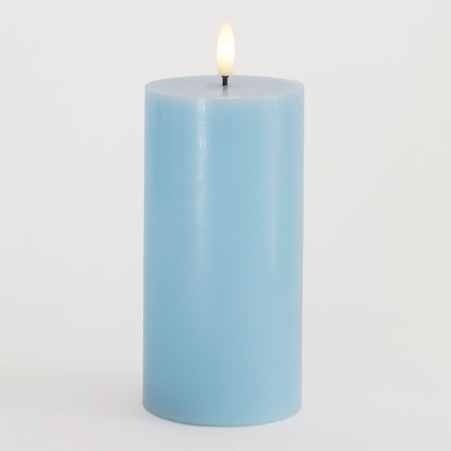 Sille Bloklys Ø7,5 x 15 cm, Blue Sky