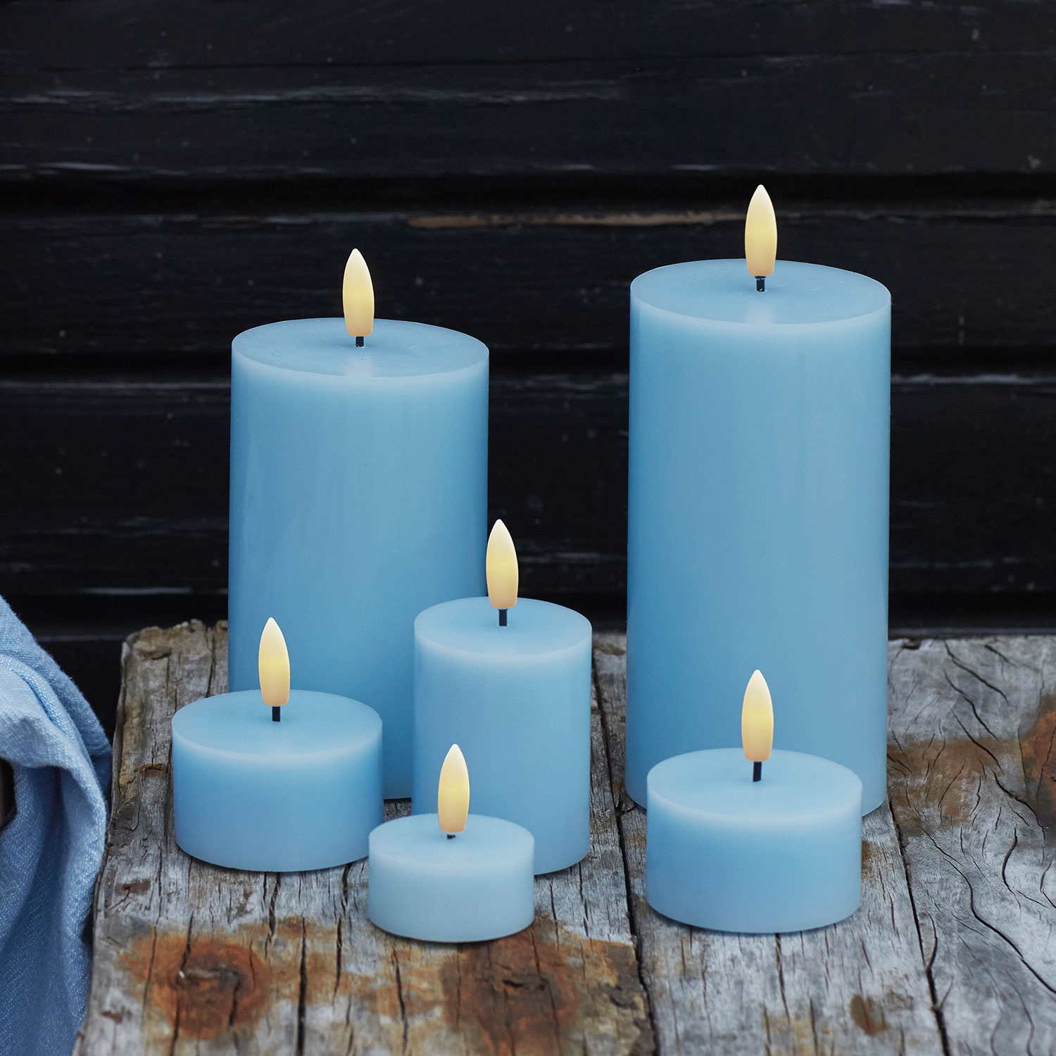 Sille Mini 2-pak, Ø5 x 6,5 cm, Blue Sky