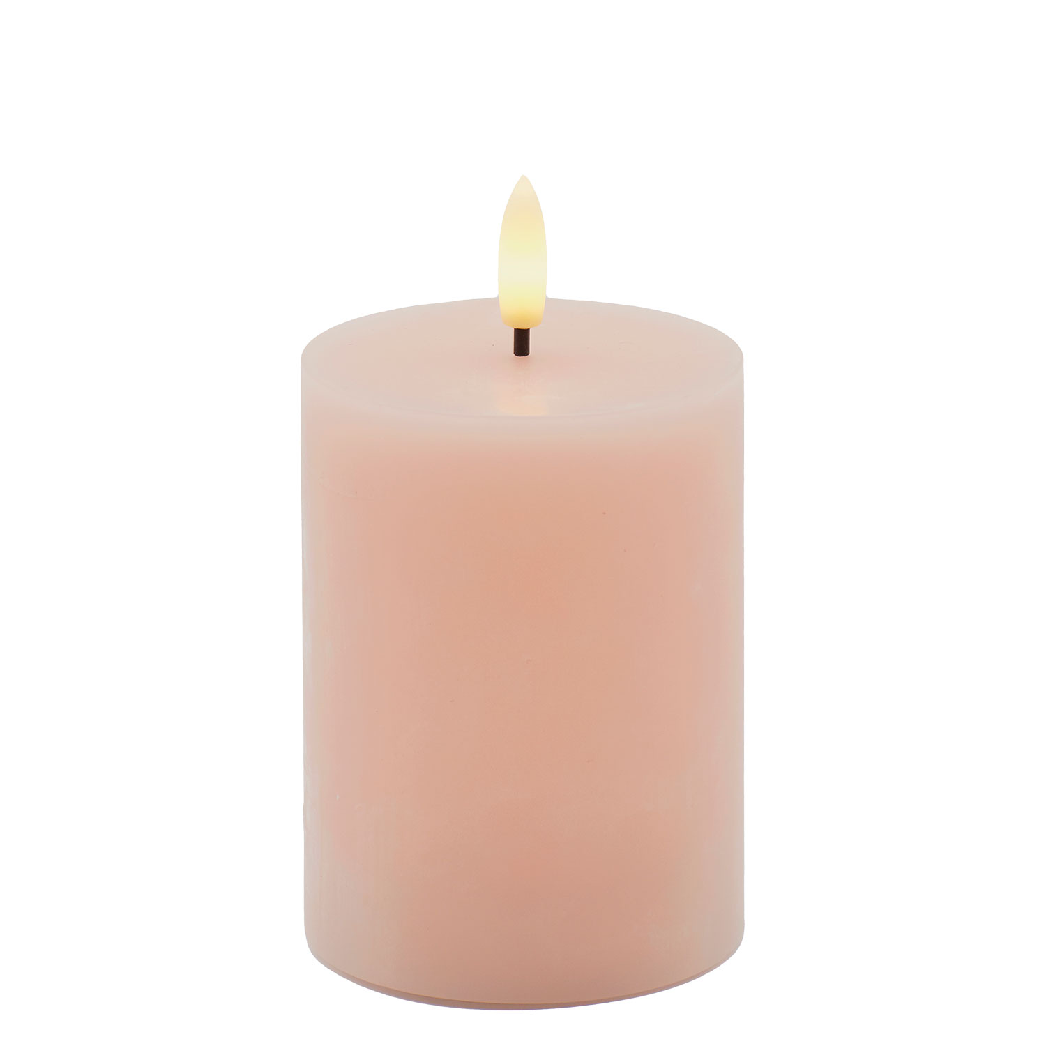 Sille Bloklys Ø7,5 x 10 cm, Dusty Peach