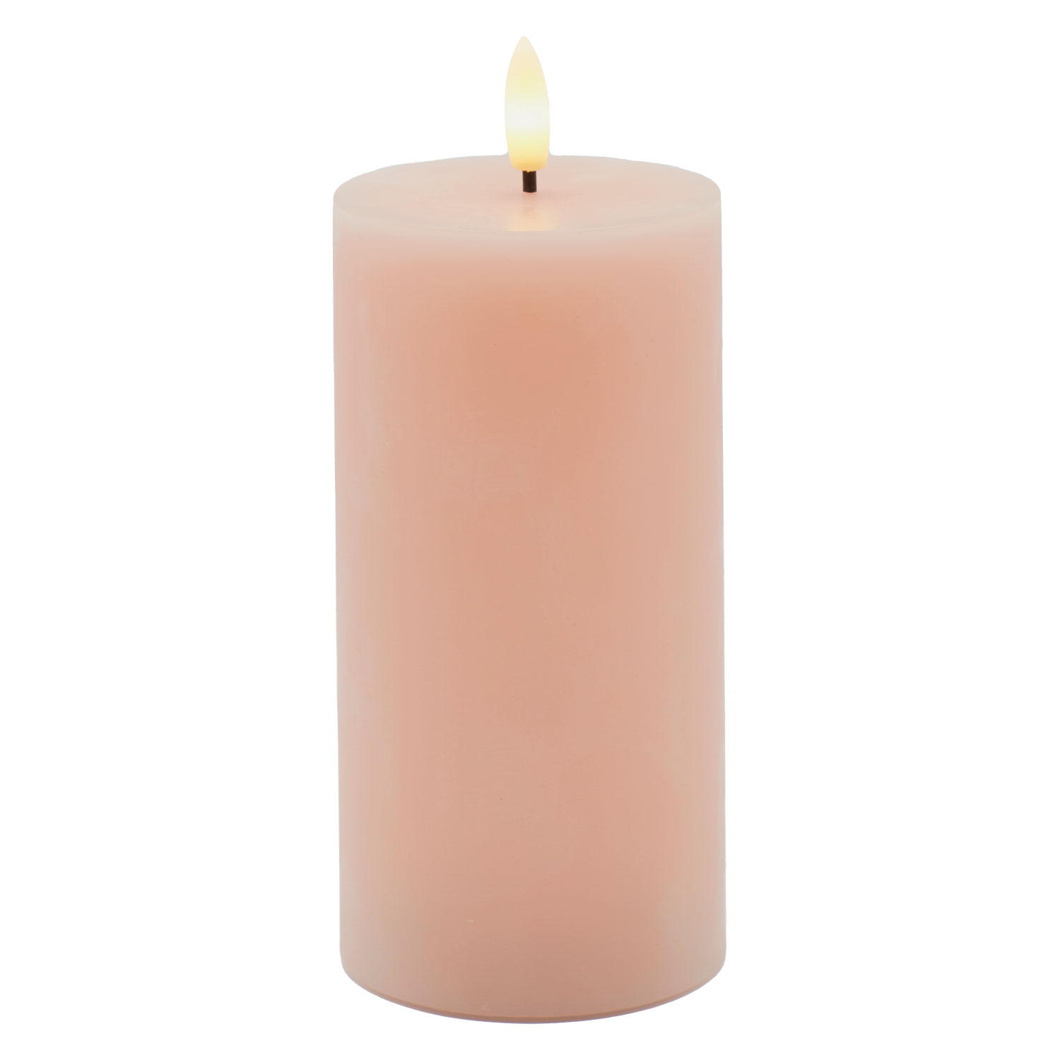 Sille Bloklys Ø7,5 x 15 cm, Dusty Peach