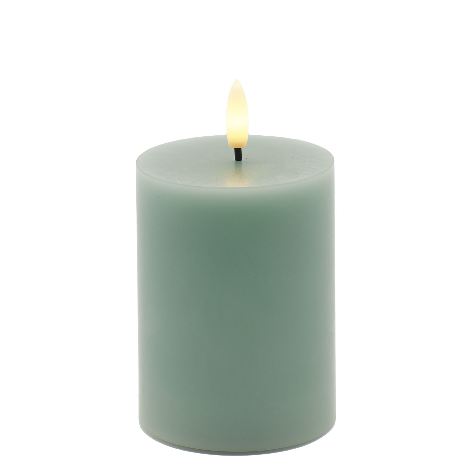 Sille Bloklys Ø7,5 x 10 cm, Sandy Green